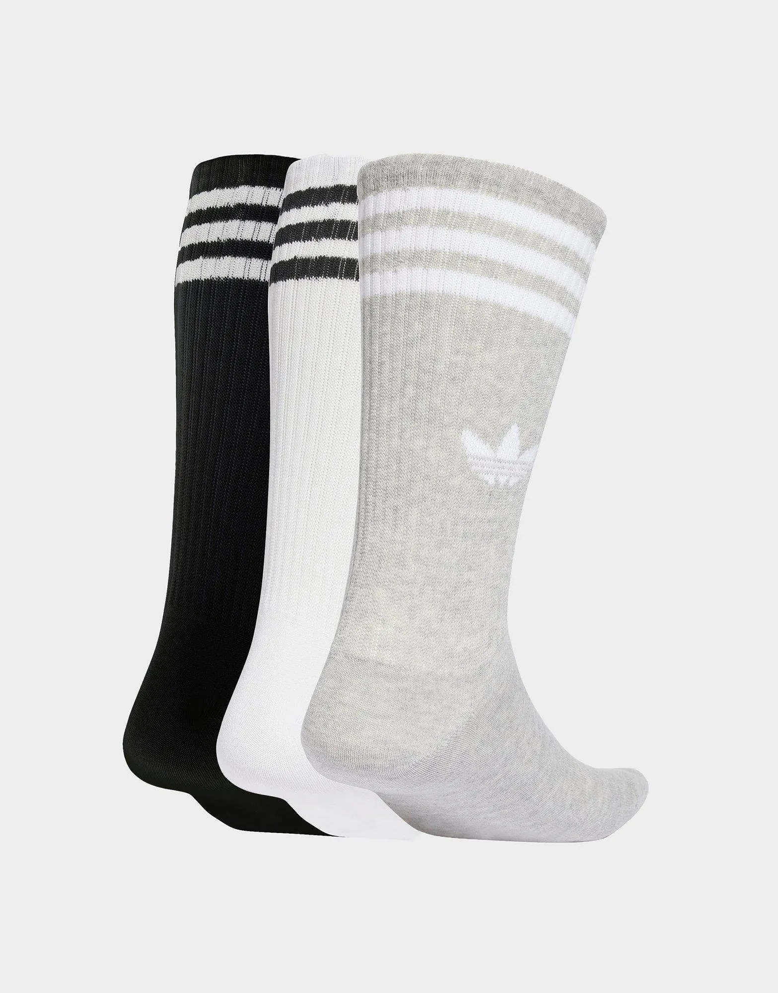 3-Stripes High Crew Socks 3 Pairs Compact Form