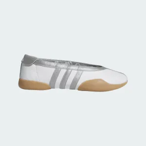 womens adidas taekwondo mei ballet (cloud white/silver metallic) heeled