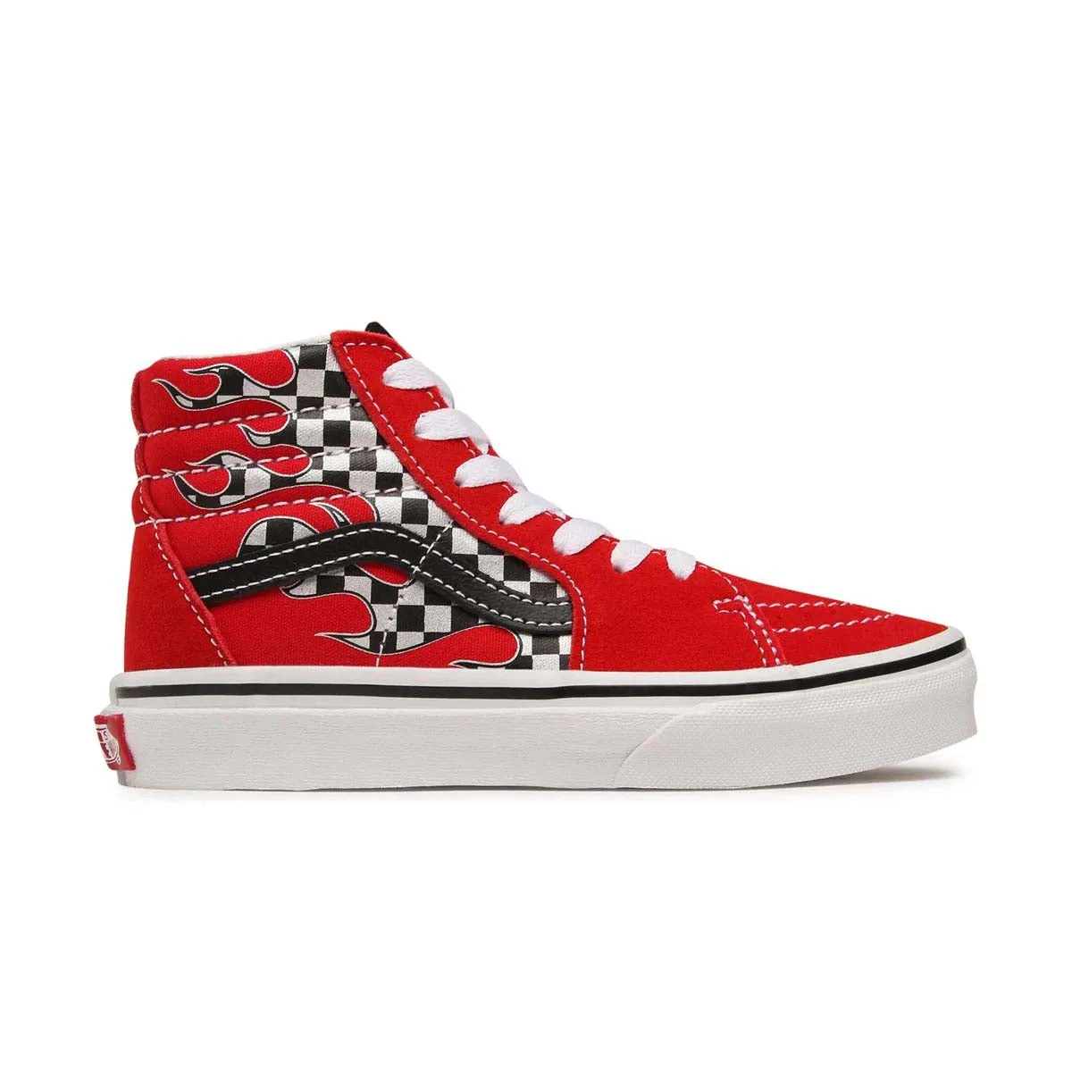 Sk8-Hi 'Reflect Check Flame' Little Kids' Shoes Anti Slip lace up closure