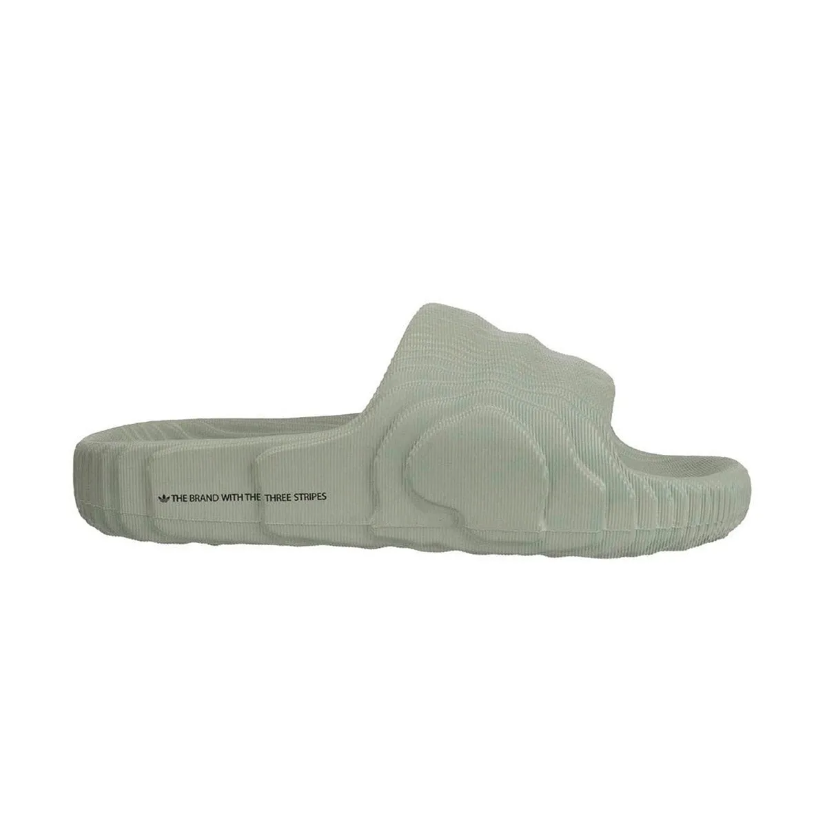 Adidas Adilette 22 'Silver Green' Women's Slides Bare Foot