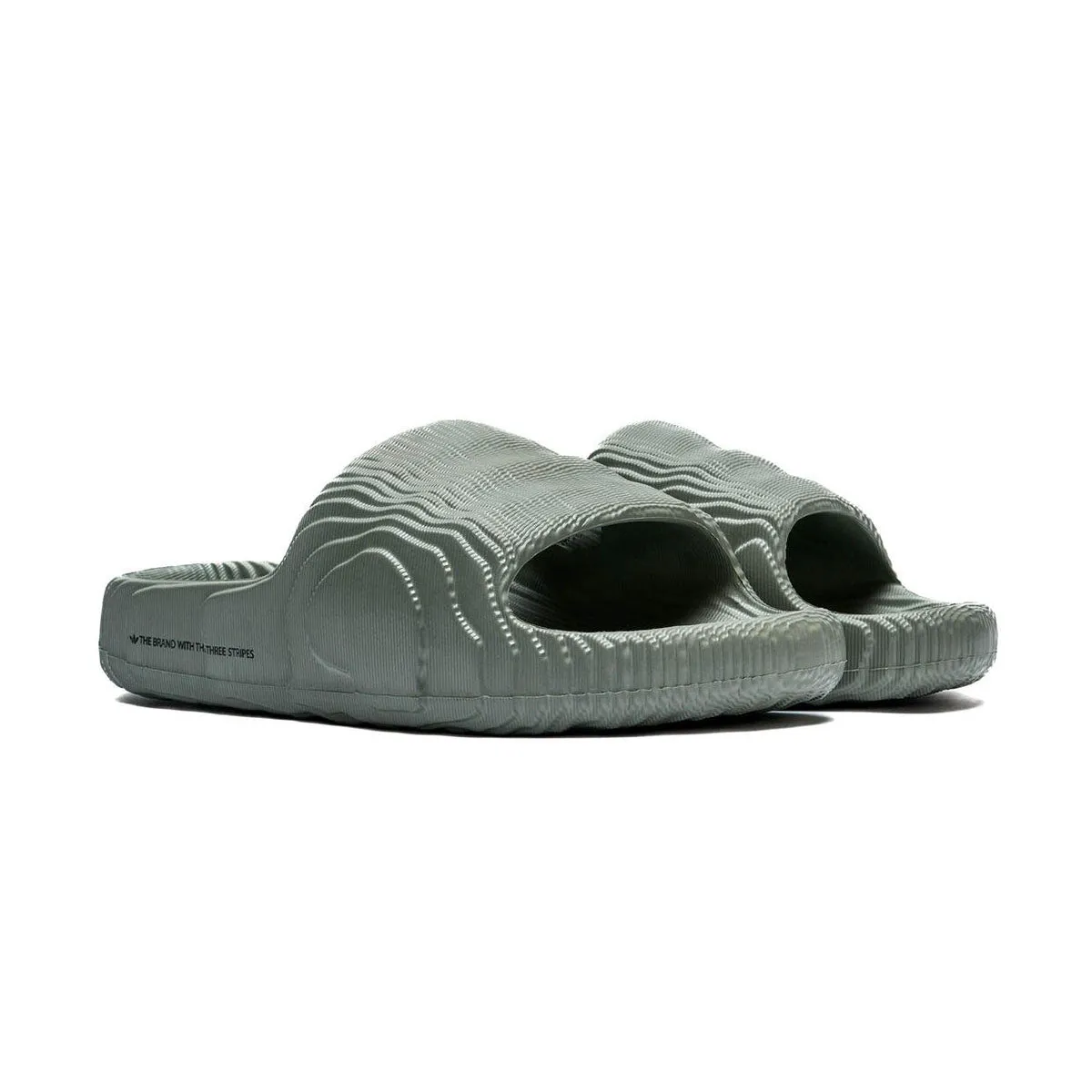 Adidas Adilette 22 'Silver Green' Women's Slides Air Friendly Everyday Versatile Footwear
