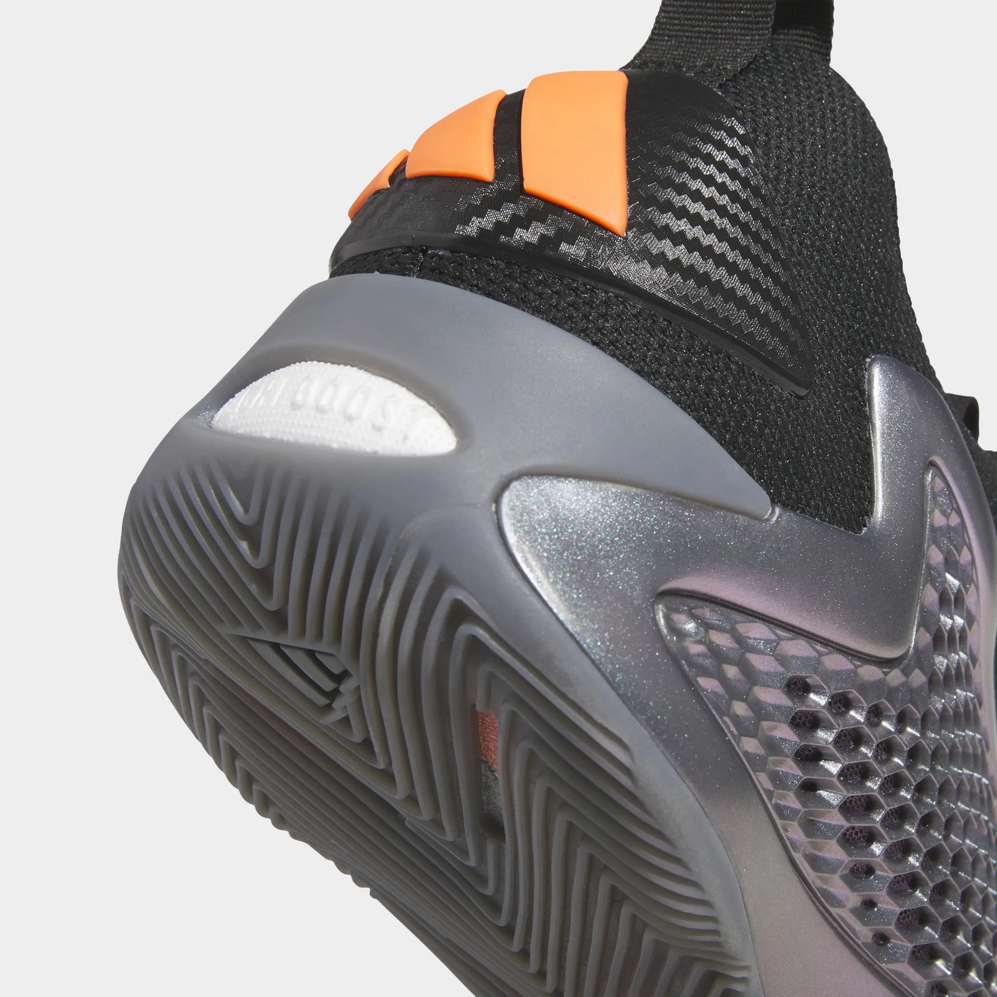 adidas Anthony Edwards 1 Low Grey / Black - Orange Flexible Upper Material Soft foam