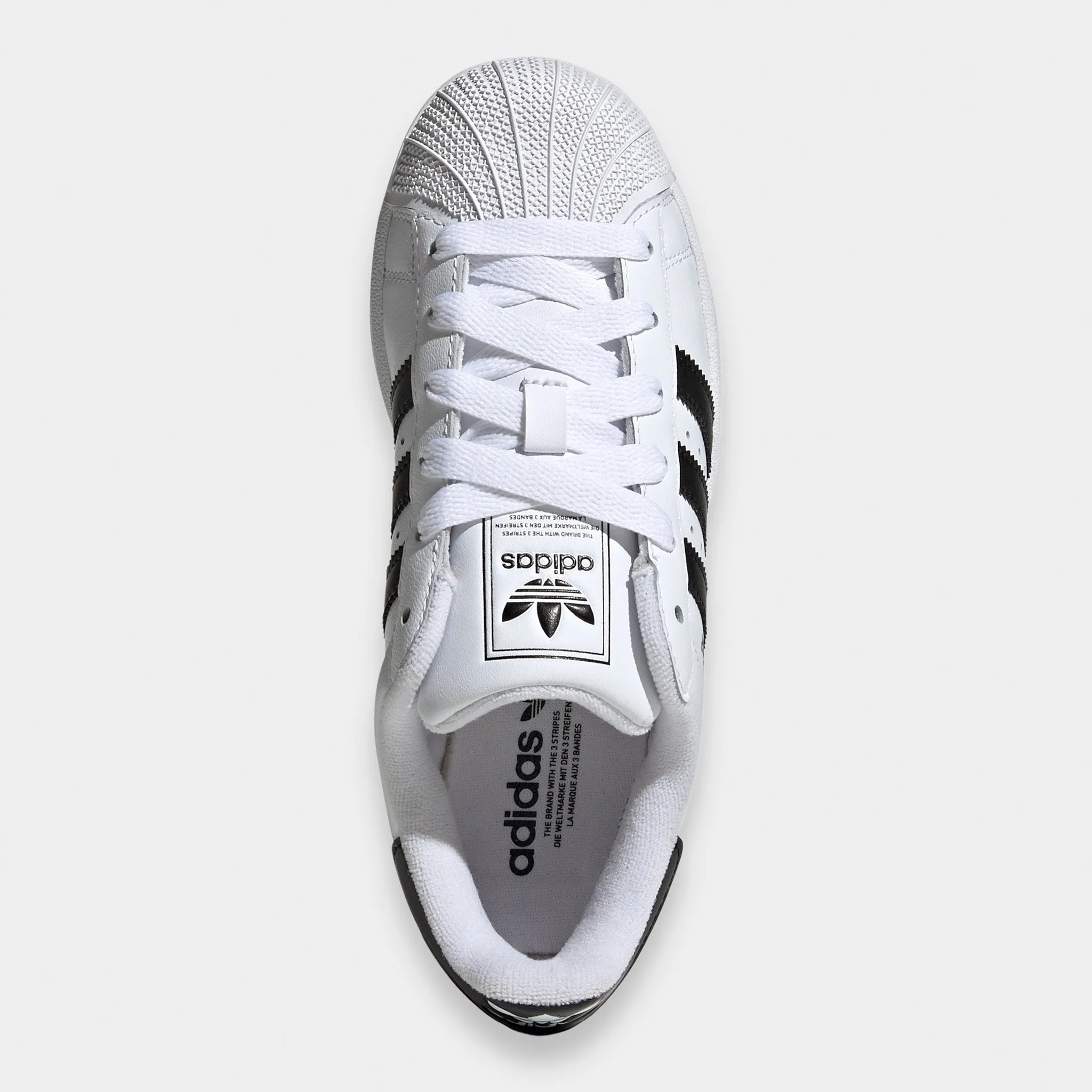 Long Wear Jump Height adidas Juniors' Superstar II Footwear White / Core Black