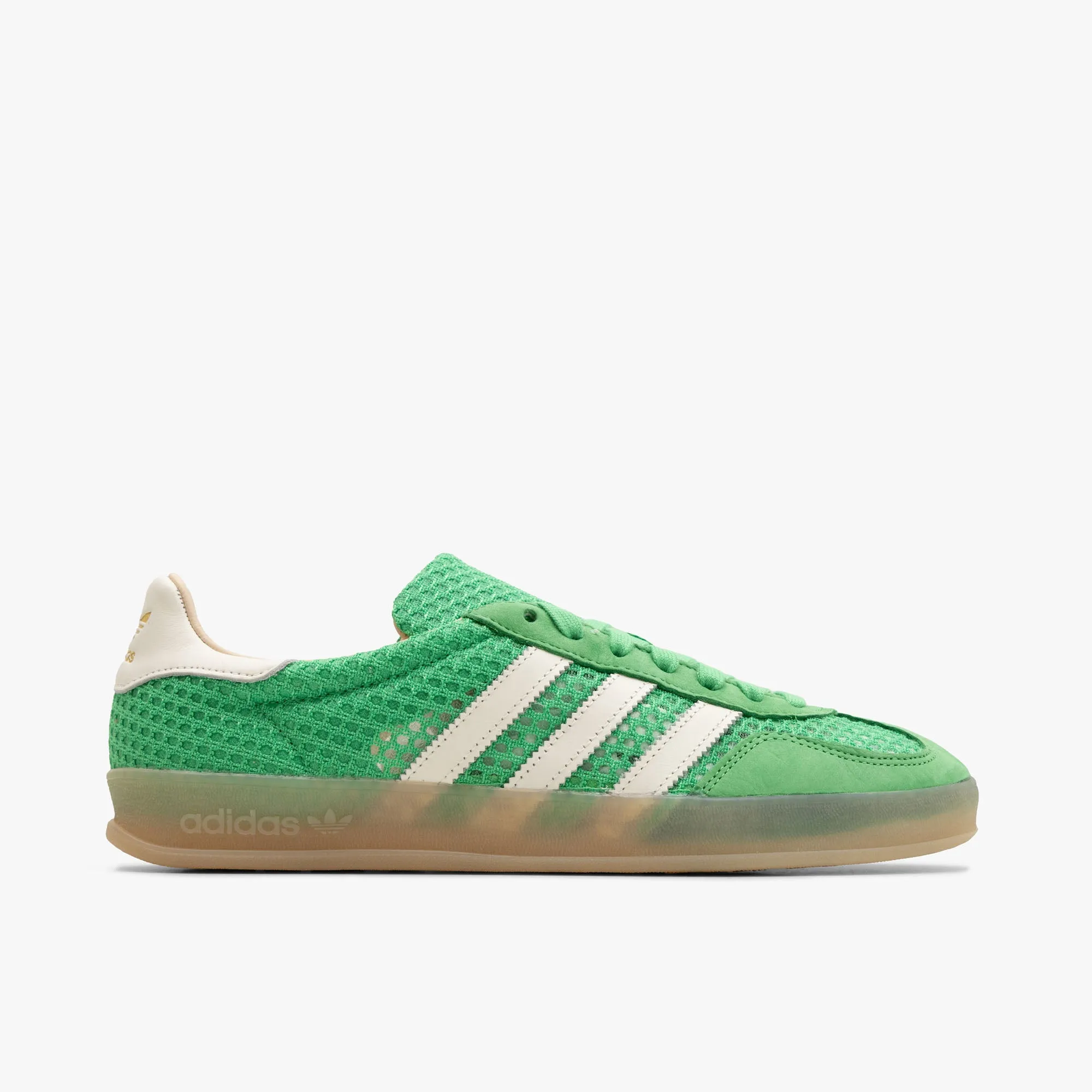 adidas Originals Gazelle Indoor Energy Green / Off White - Magic Beige Heel Pad Built To Move