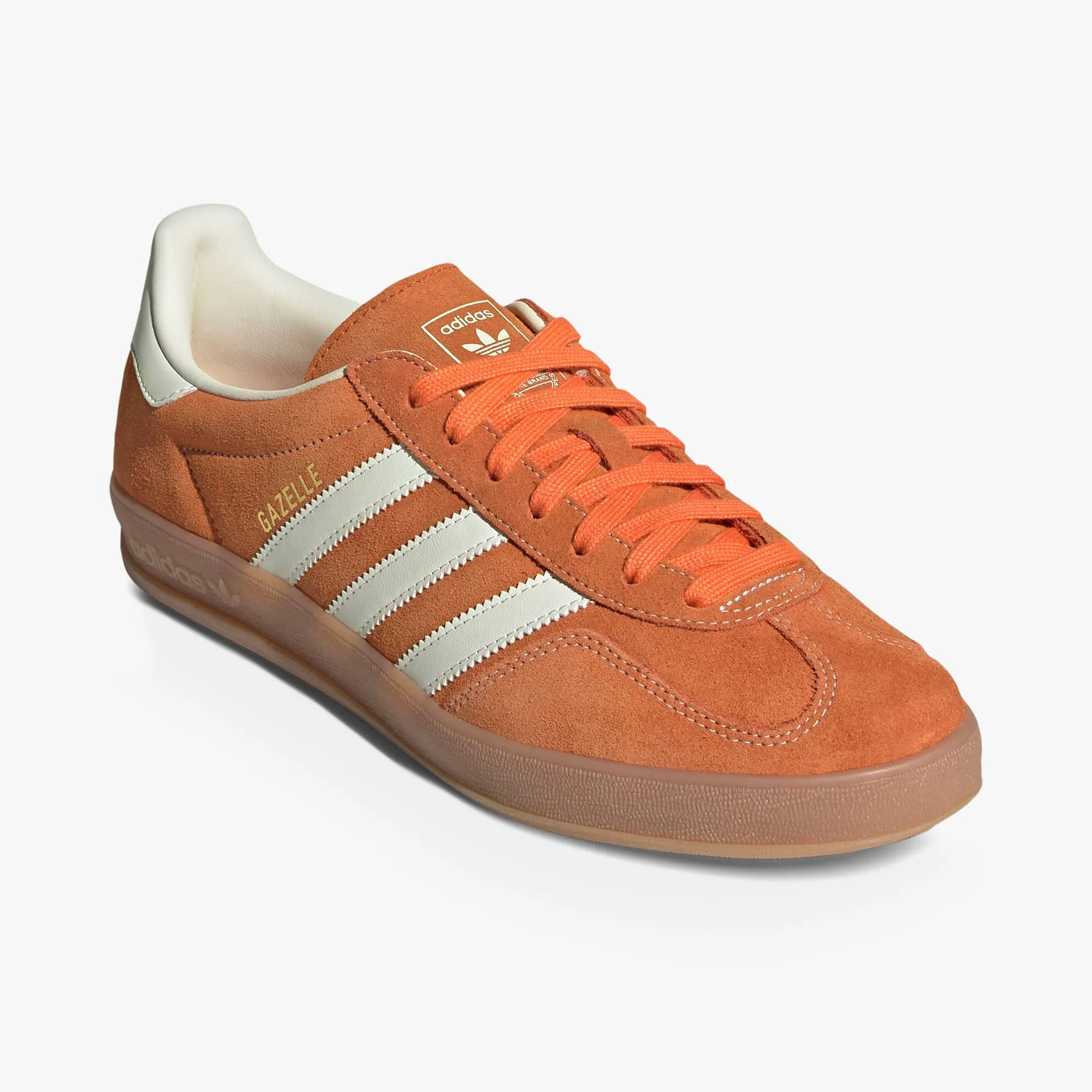 adidas Originals Gazelle Indoor Orange / Off White Stabilizing Heel Cage