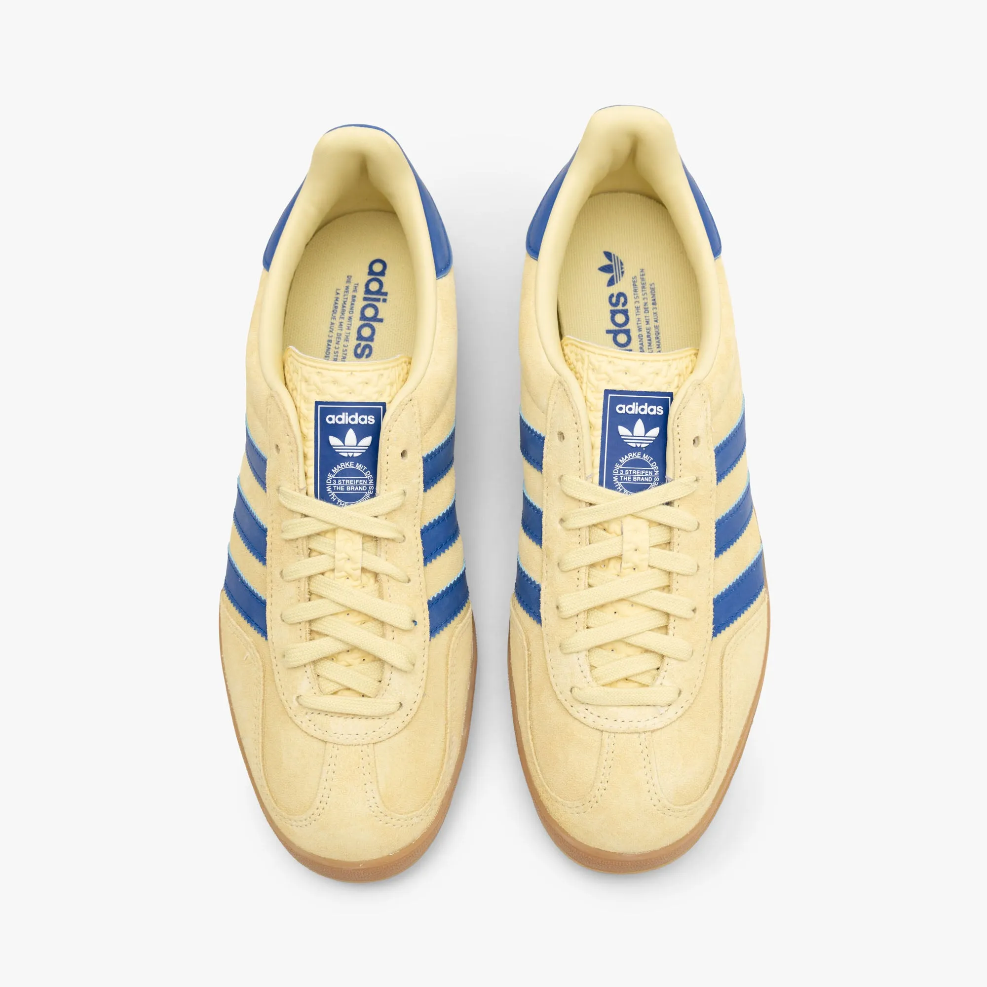 temperature regulation adidas Originals Gazelle Indoor Powder Yellow / Team Royal Blue - Footwear White