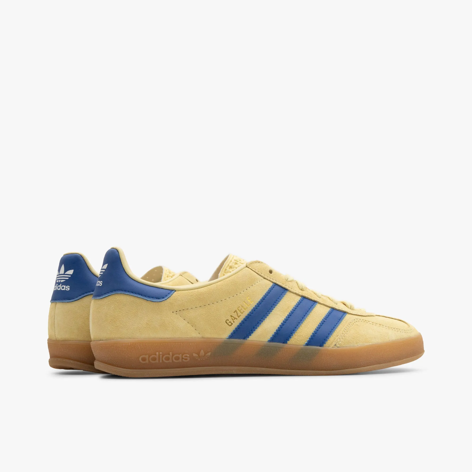 adidas Originals Gazelle Indoor Powder Yellow / Team Royal Blue - Footwear White Anti Torsion Plate