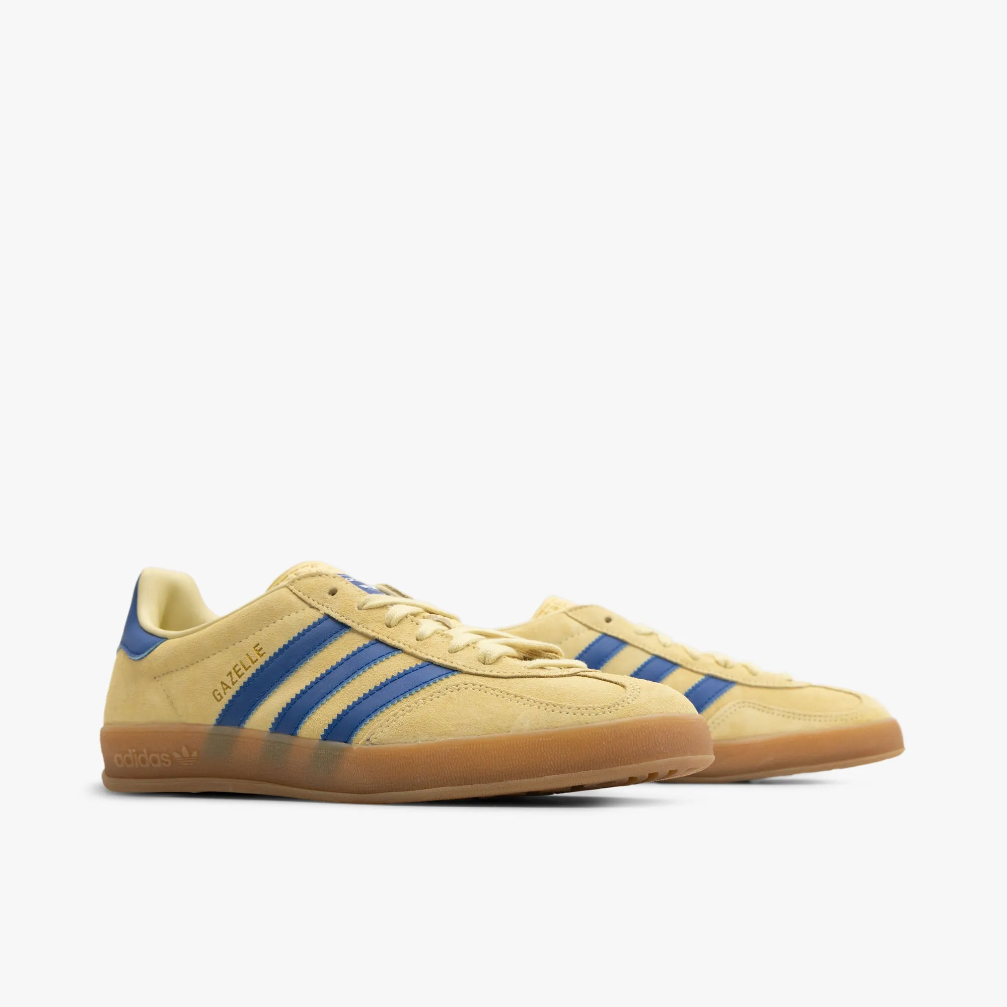ZipUpClosure adidas Originals Gazelle Indoor Powder Yellow / Team Royal Blue - Footwear White
