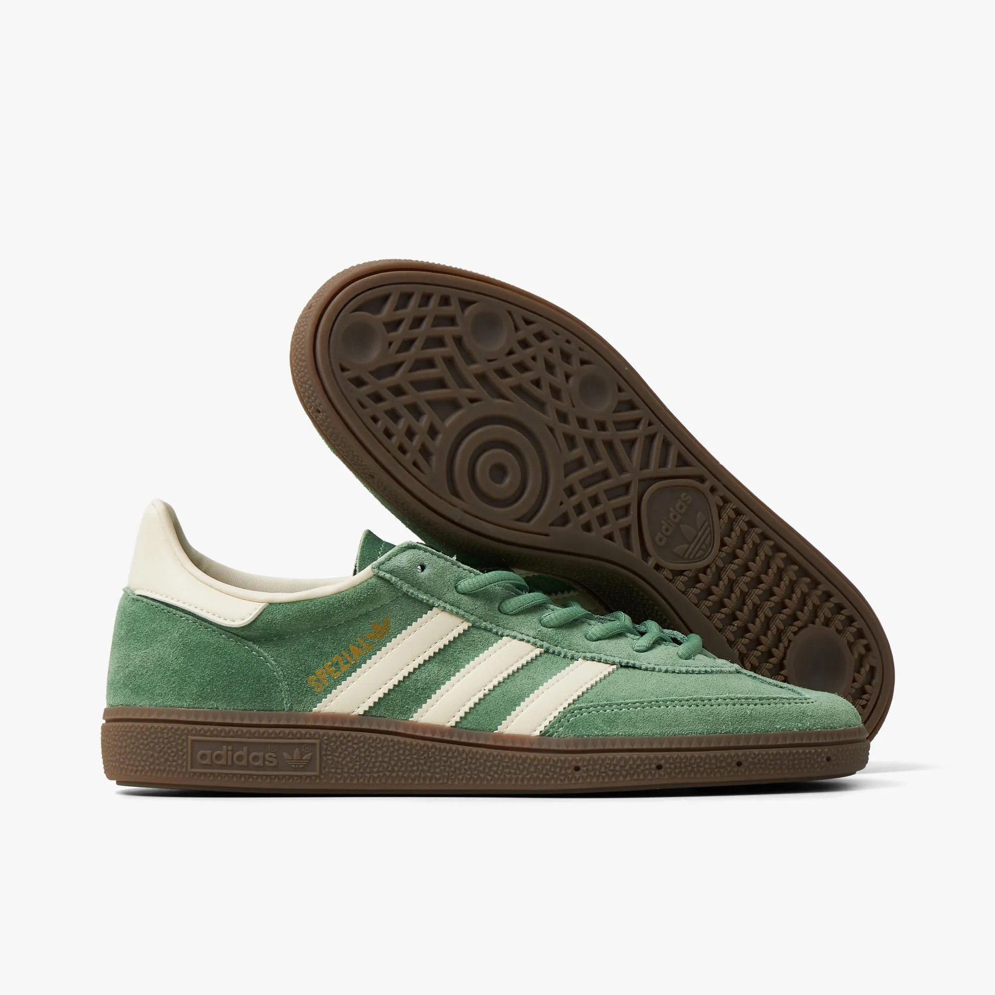 Modern Look Roomy Feel adidas Originals Handball Spezial Preloved Green / Cream White