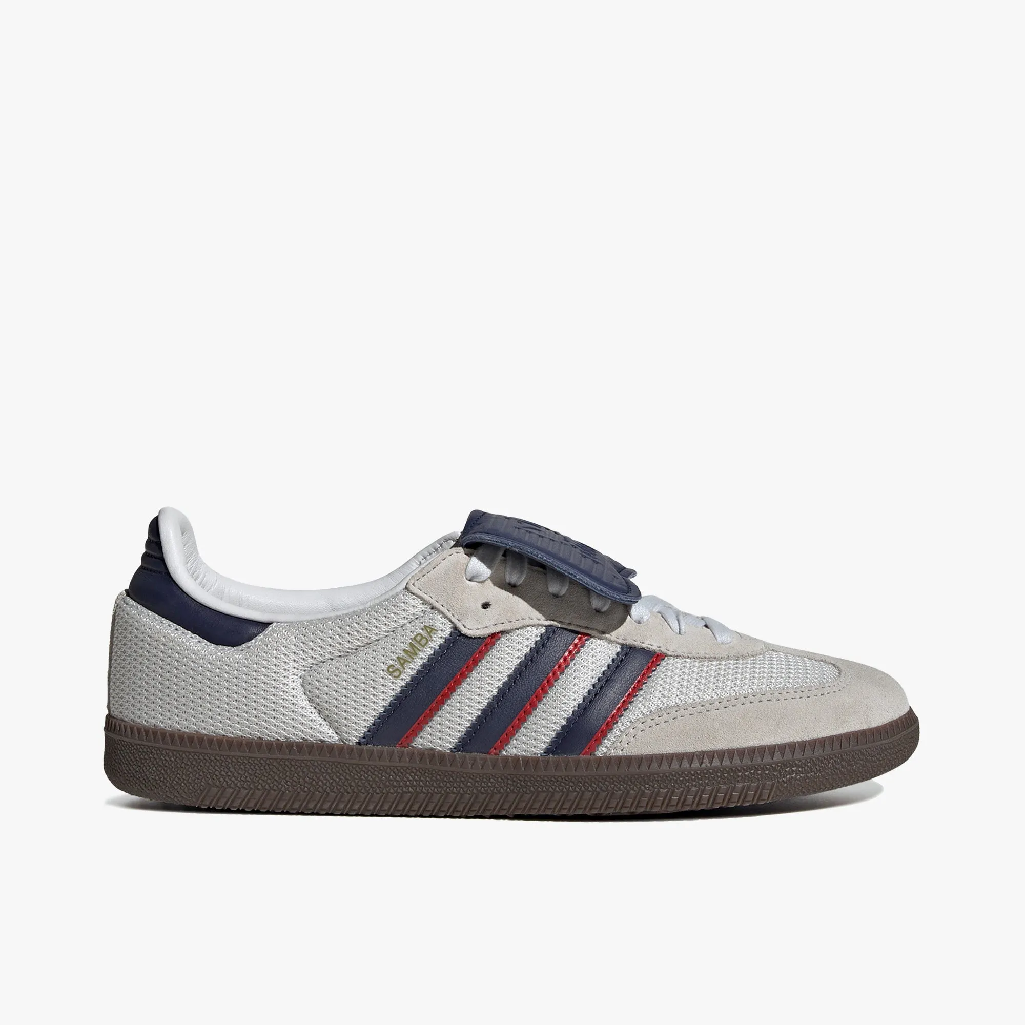 Comfort Canvas Smooth Feel adidas Originals Samba LT Crystal White / Dark Blue - Gum