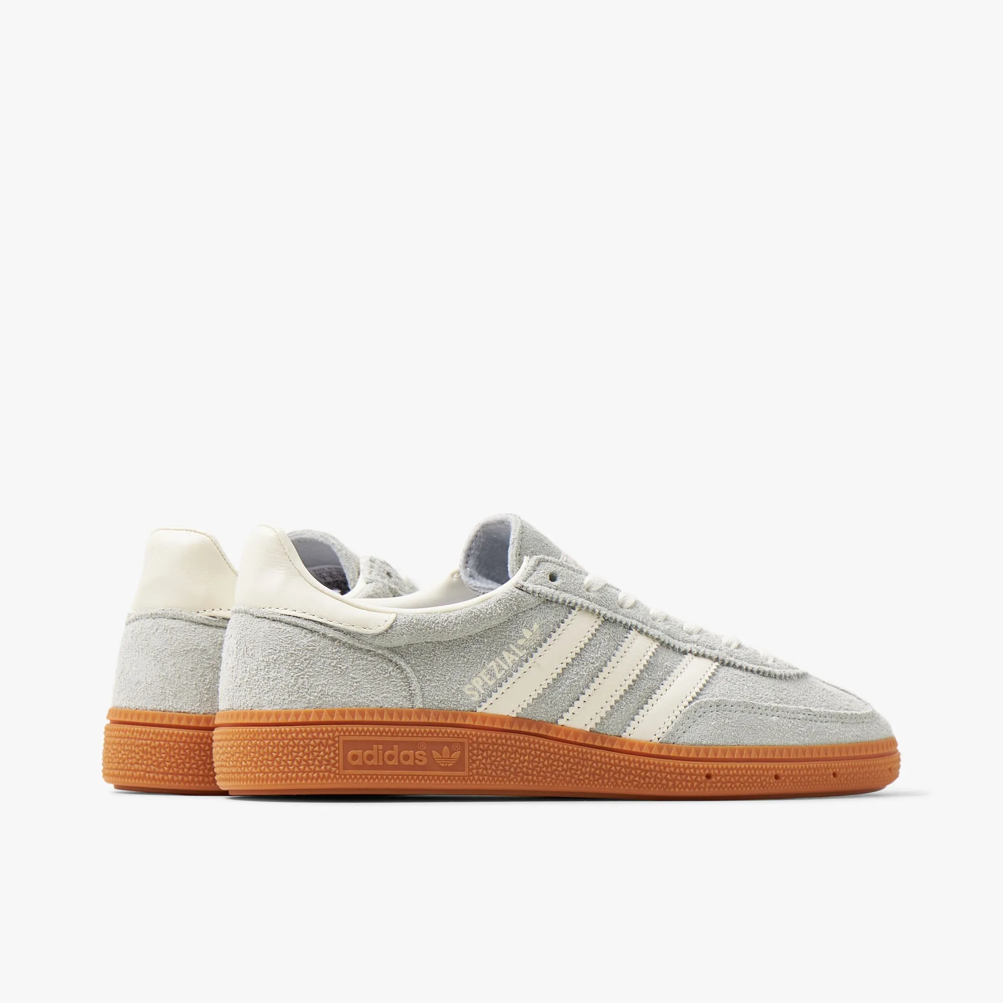 adidas Originals Women's Handball Spezial Wonder Silver / Off White - Gum Travel Choice Rose Glow