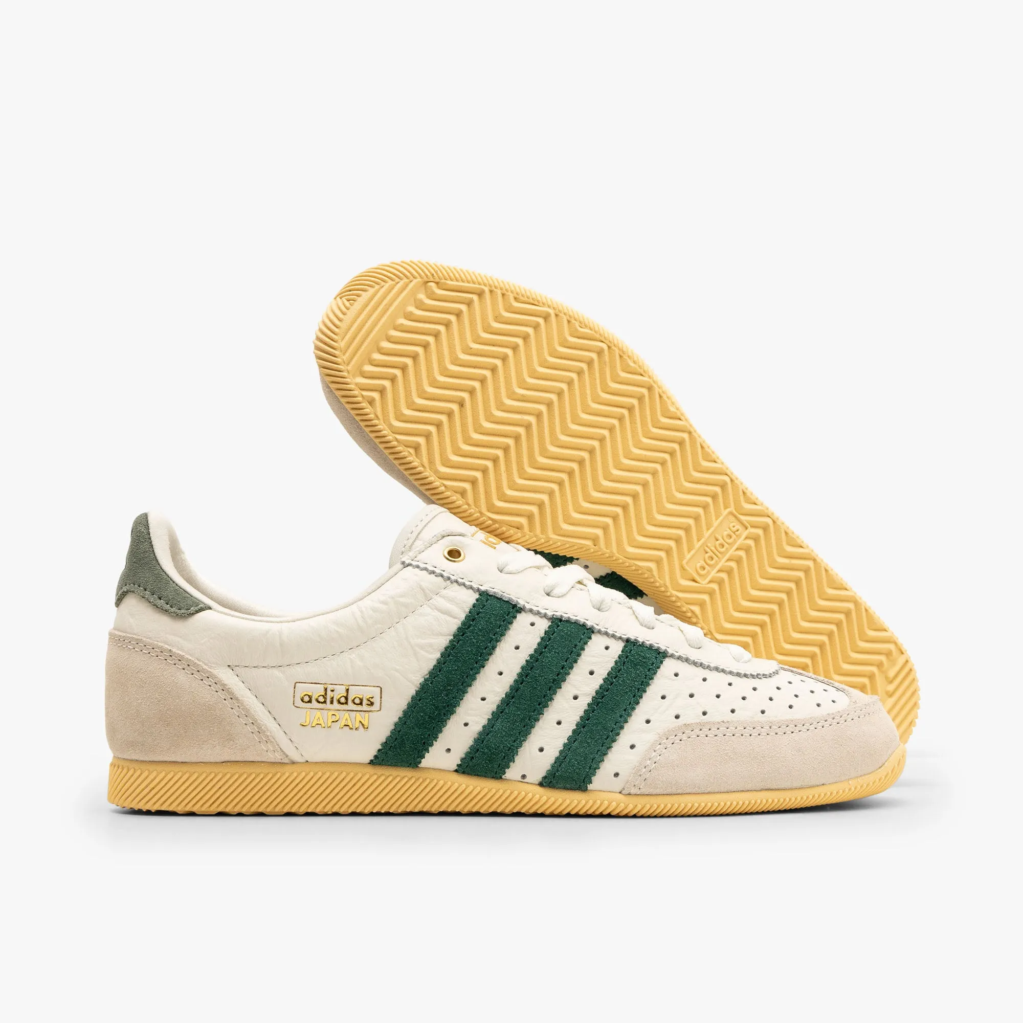 Slim Footprint Wood Step adidas Originals Women's Japan Off White / Collegiate Green