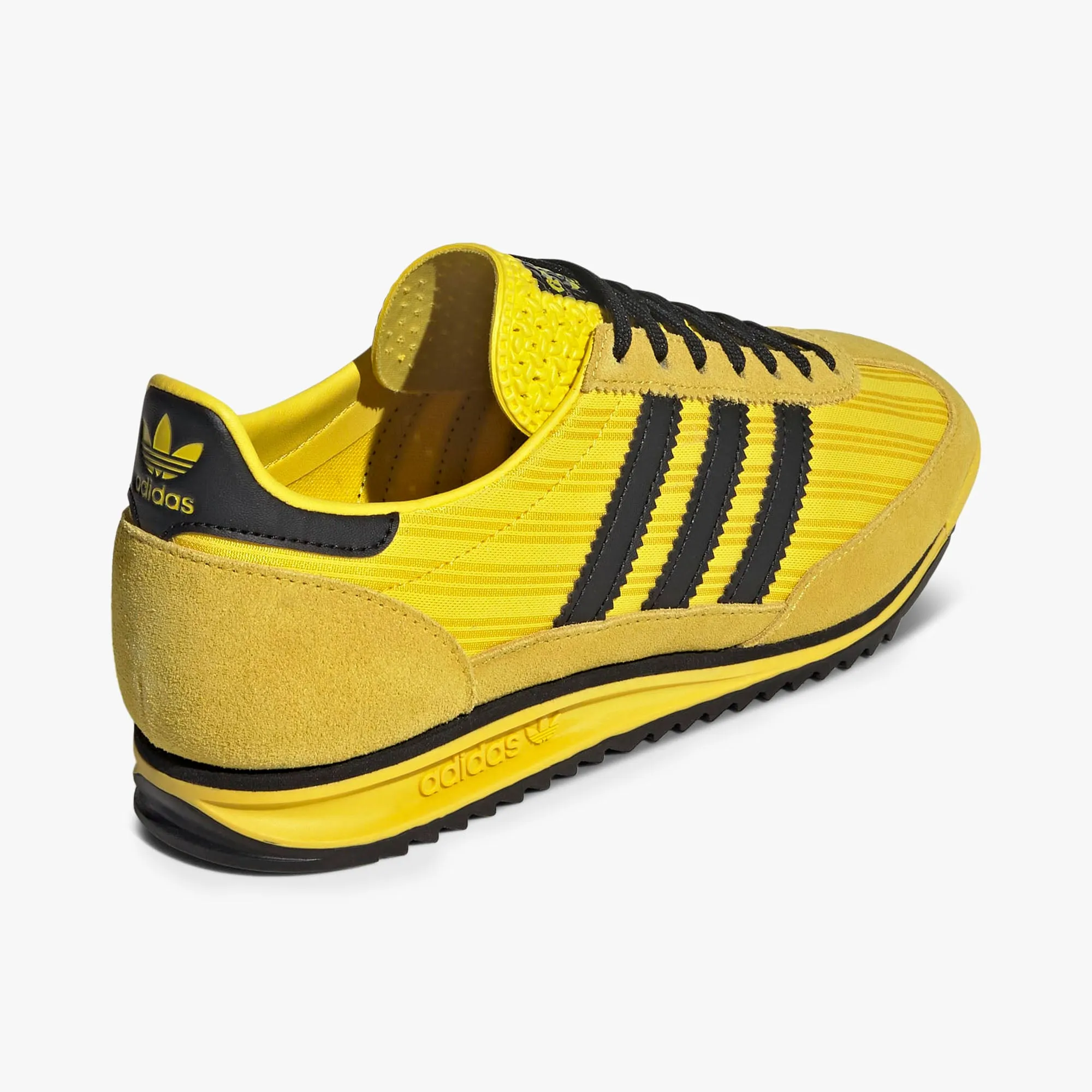 adidas Originals Women's SL 72 OG Yellow / Core Black Minimal Pressure Street Explorer