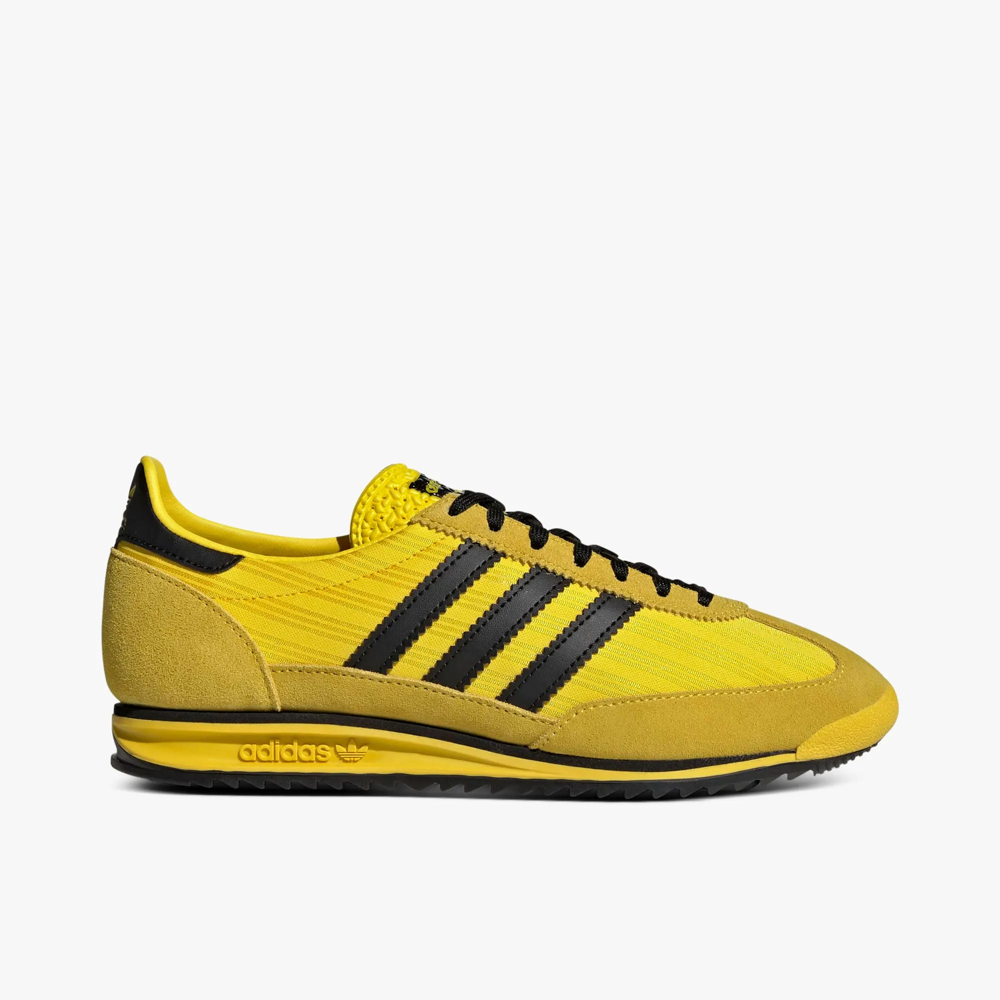 adidas Originals Women's SL 72 OG Yellow / Core Black Happy Steps Light Run