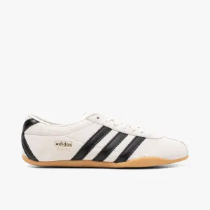 adidas Originals Women's Tokyo Off White / Core Black - Gold Metallic Trim Odor Resistant Lining