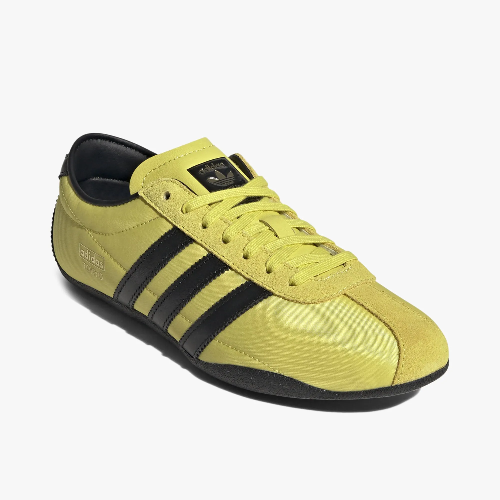 adidas Originals Women's Tokyo Pure Sulfur / Dark Brown - Gold Metallic Canvas Construction