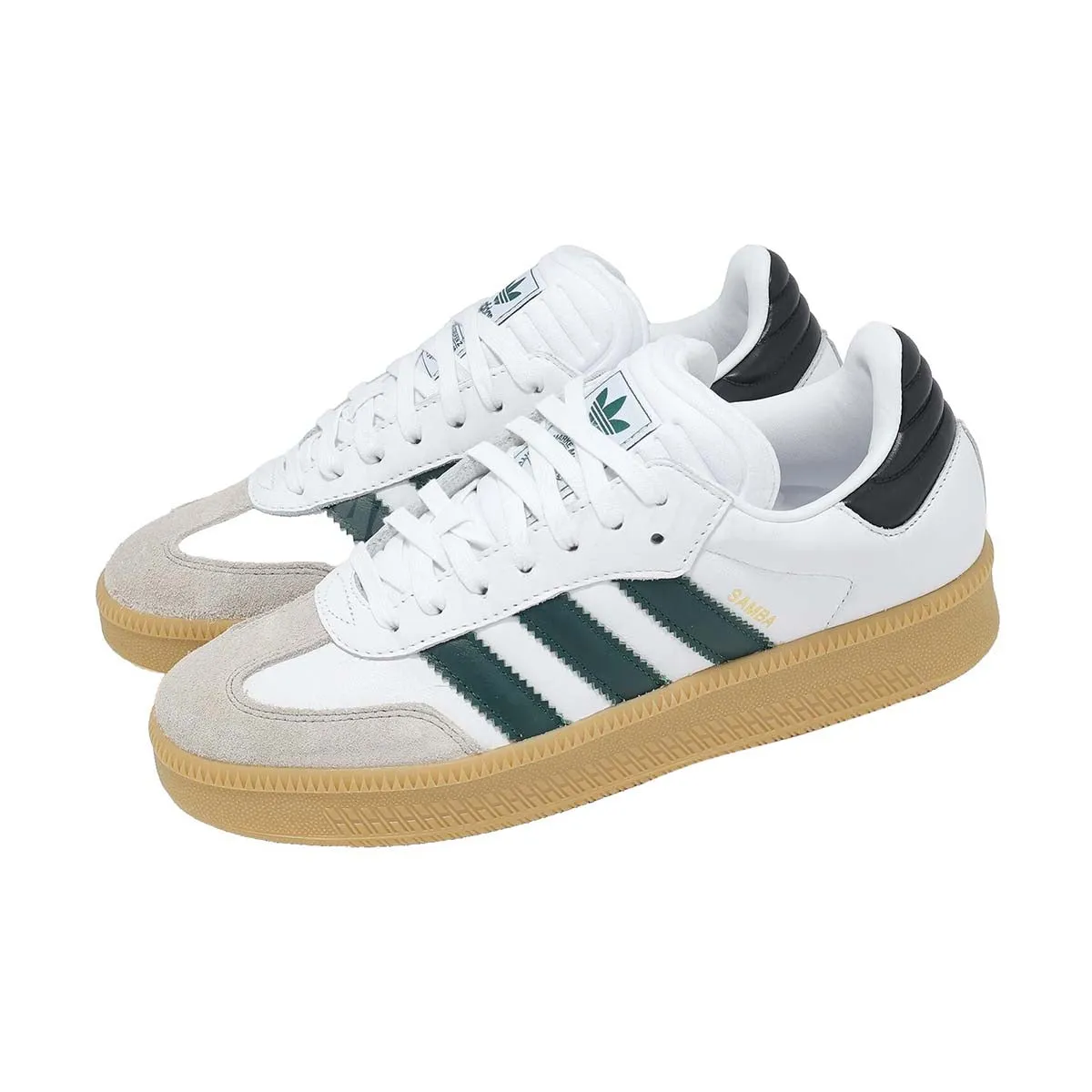 Neutral Shade Adidas Samba XLG OG 'White Black Gum' Big Kids' Shoes