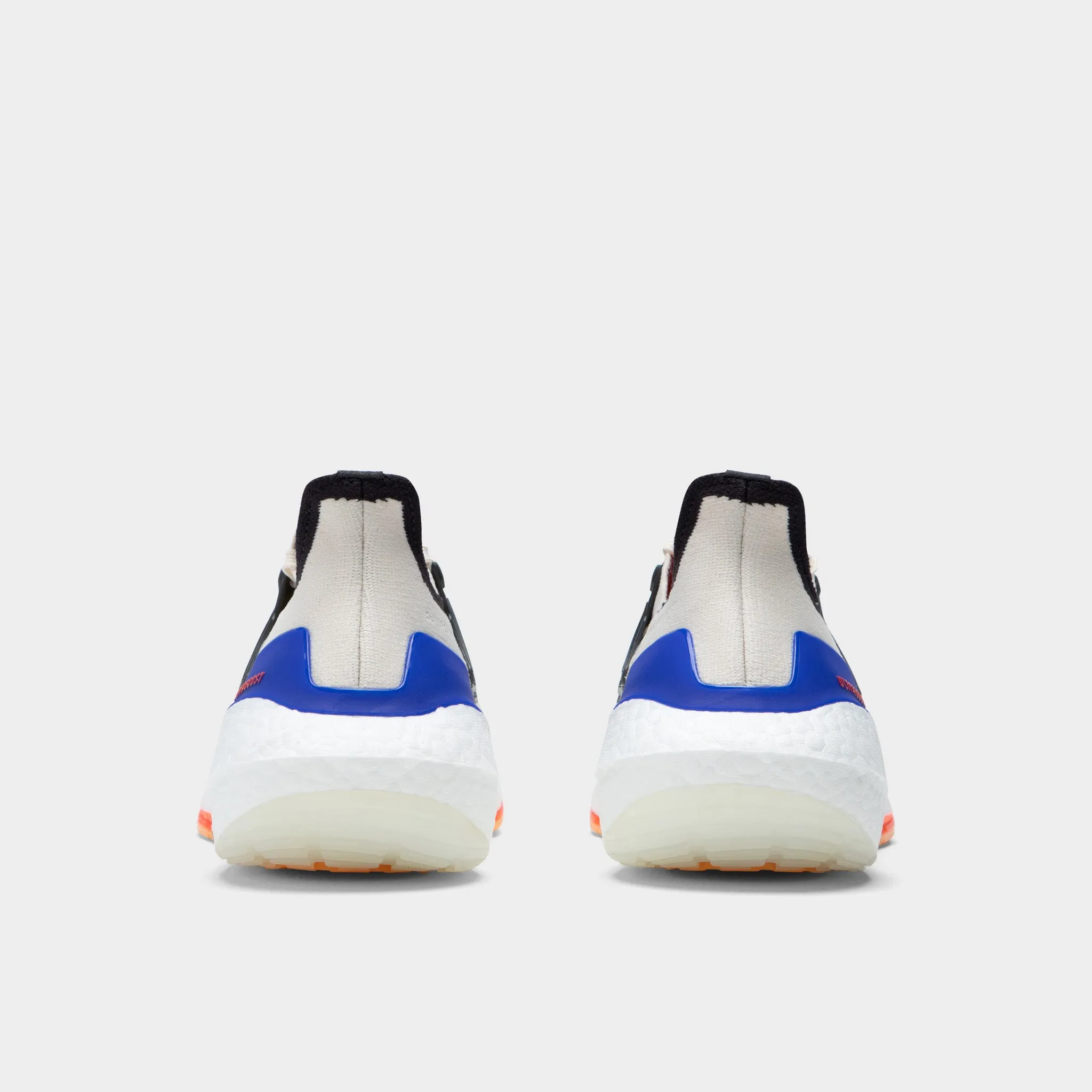 Durable Build adidas Ultraboost 21 White / Carbon - Solar Red