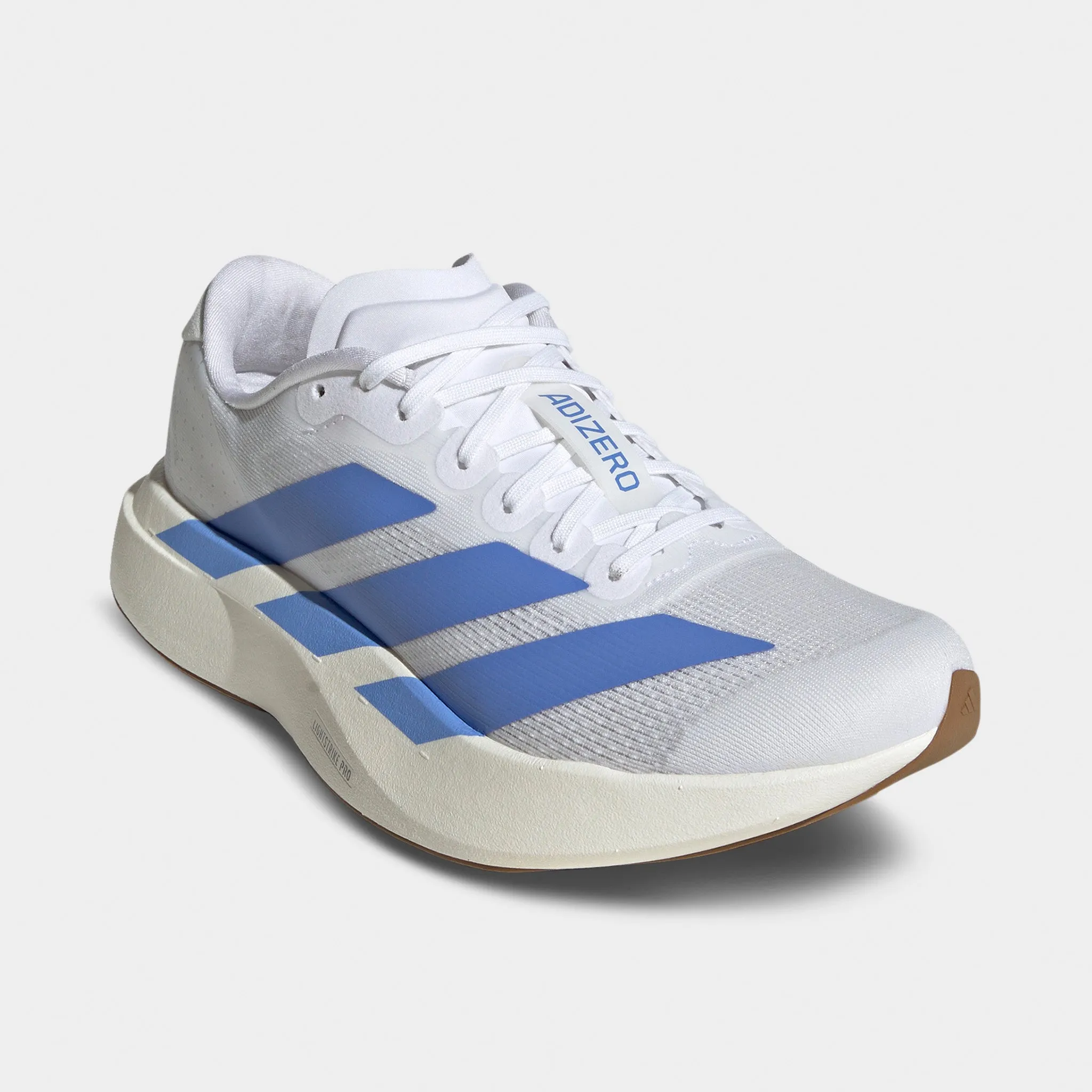 adidas Women's Adizero EVO SL White / Blue Fusion - Off White Anti   Slip Moisture Absorbing