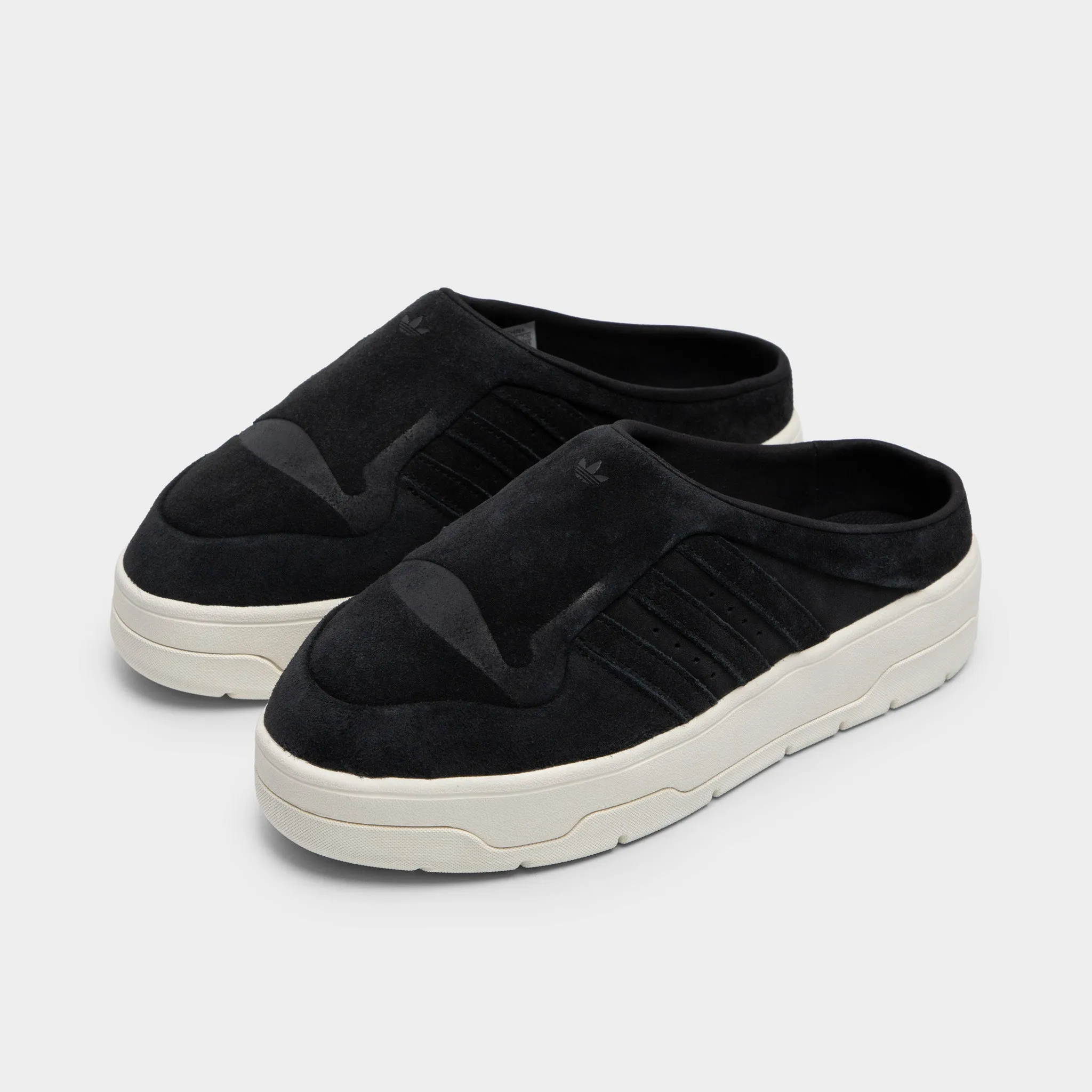 adidas Women's Rivarly Mule Core Black / Off White Rotational Studs Moulded Insole