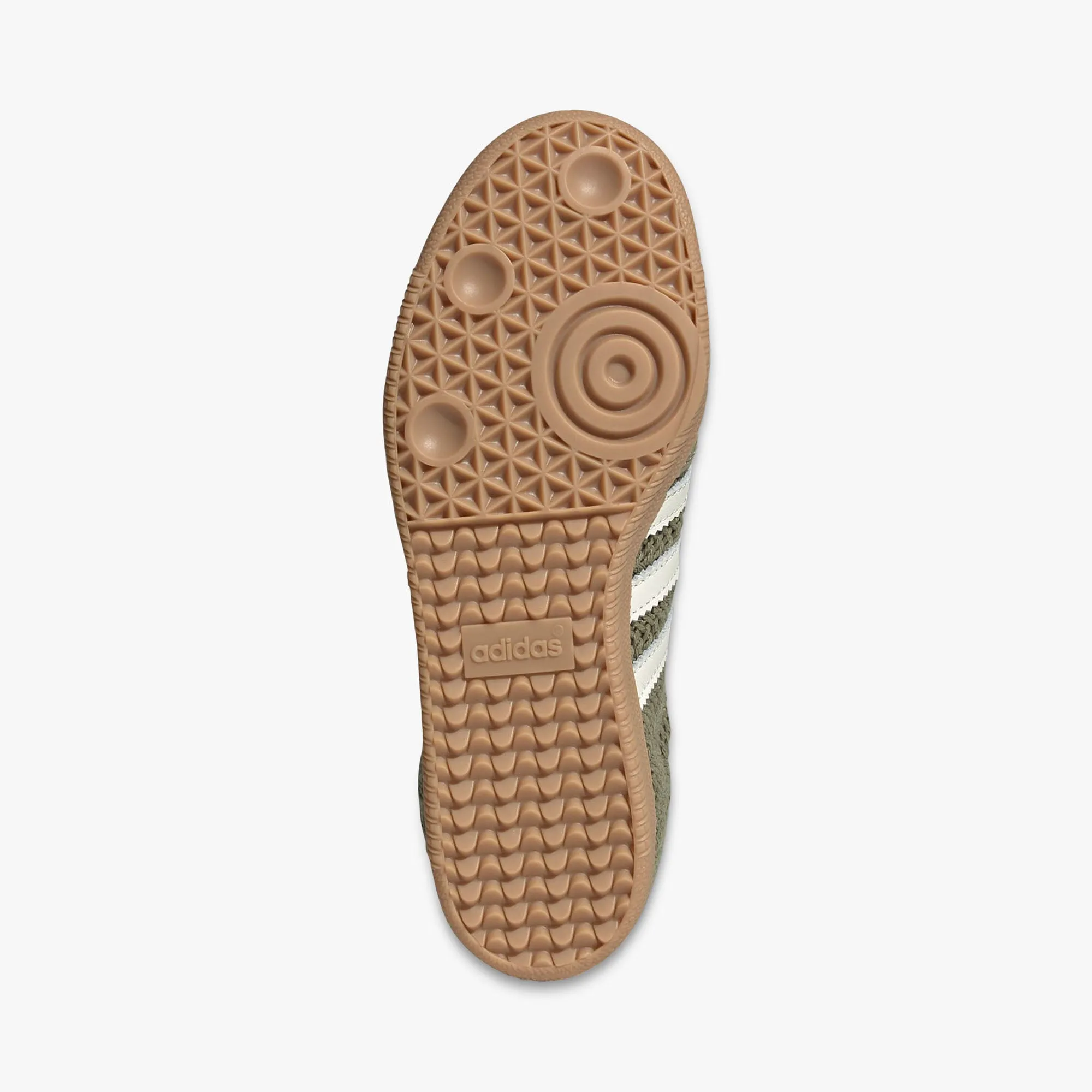 adidas Women's Samba OG Orbit Green / Cream White - Gum Flexible Midsole