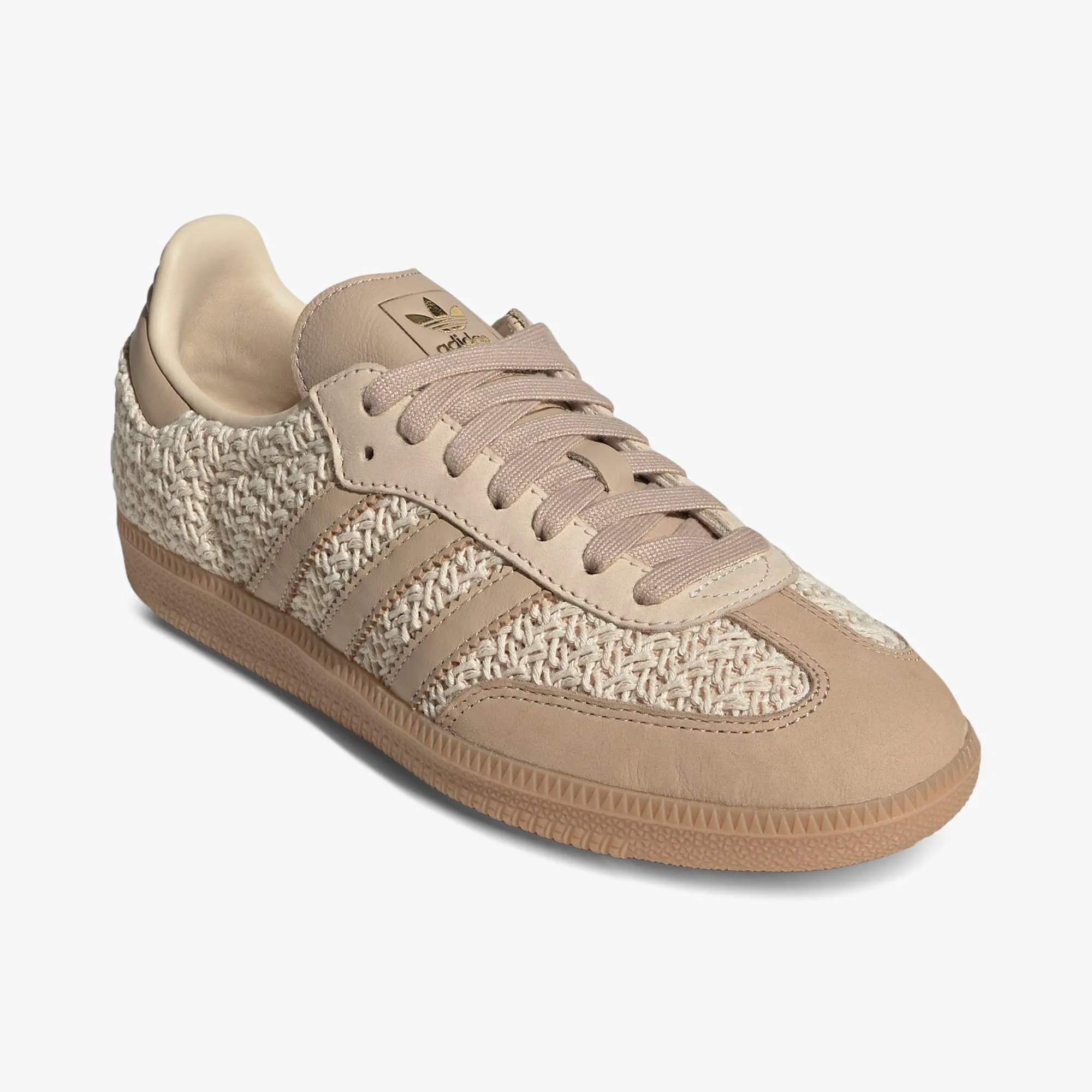 Impact Resistant Toe Cap adidas Women's Samba OG Sand Strata / Magic Beige - Gum