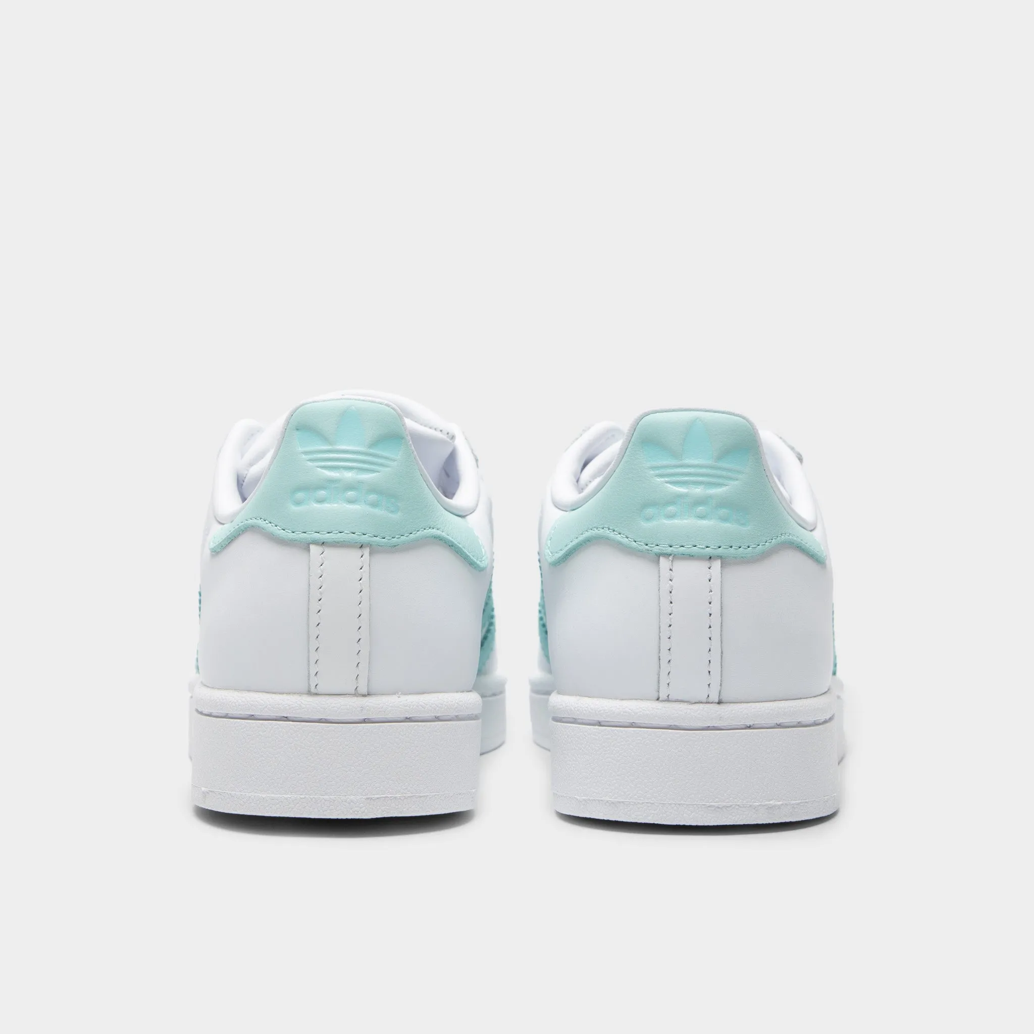 Boosted Speed Custom Fit adidas Women's Superstar II White / Semi Flash Aqua - Easy Mint