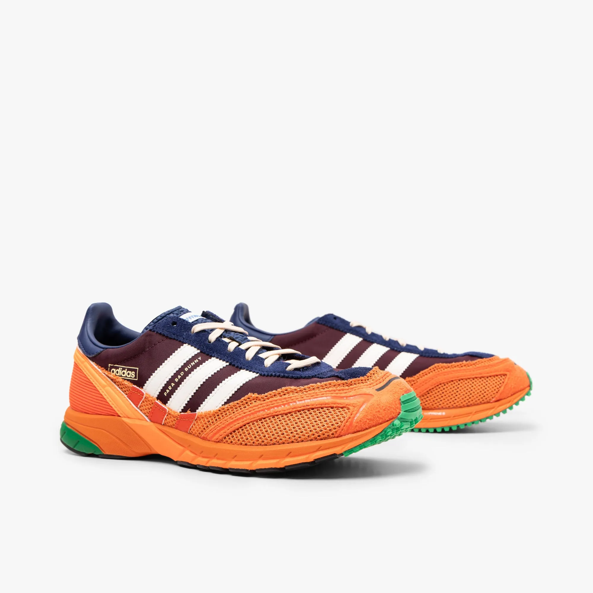 adidas x Bad Bunny Adizero SL 72 Maroon / Semi Solar Orange Energy Bounce