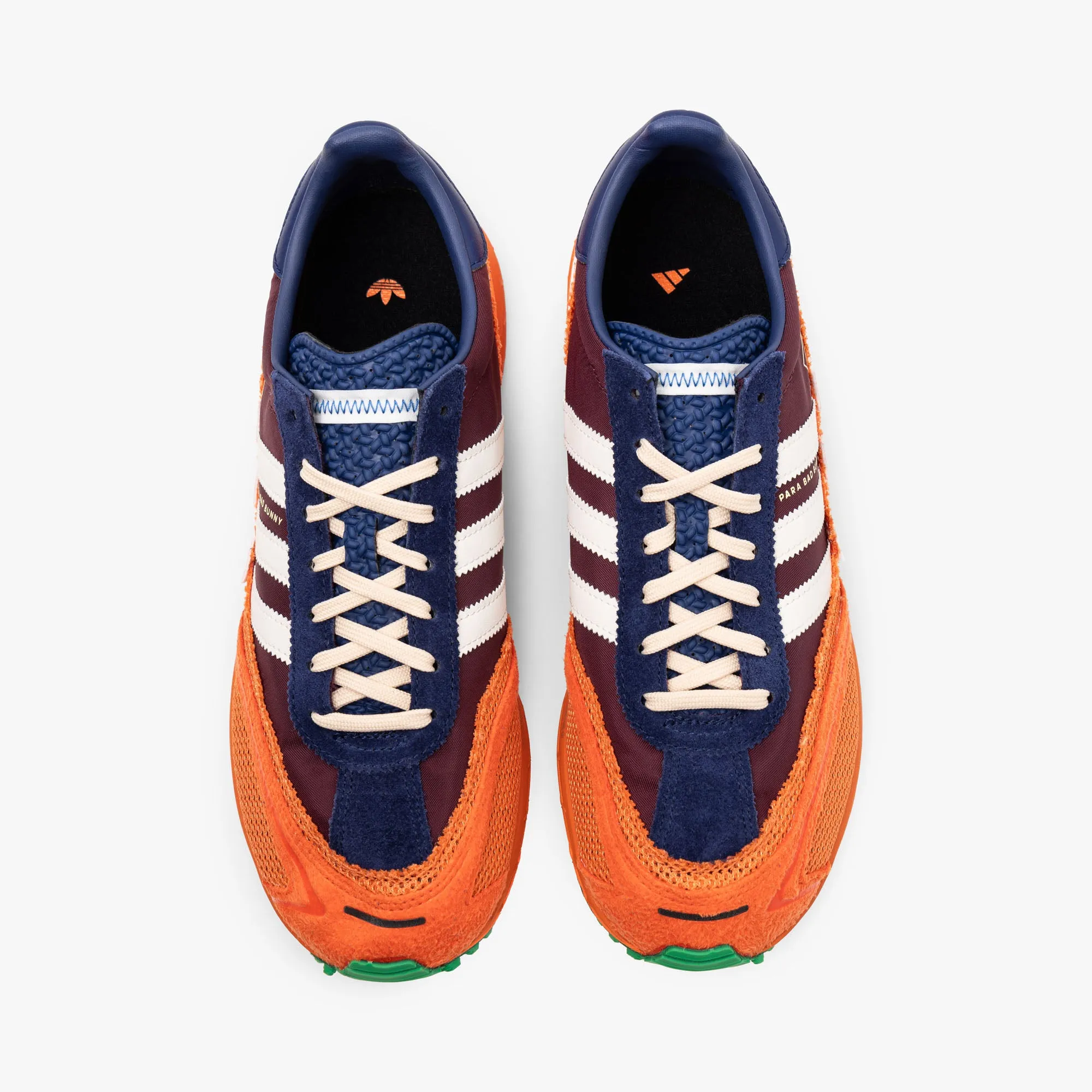 adidas x Bad Bunny Adizero SL 72 Maroon / Semi Solar Orange portable Hold Hike