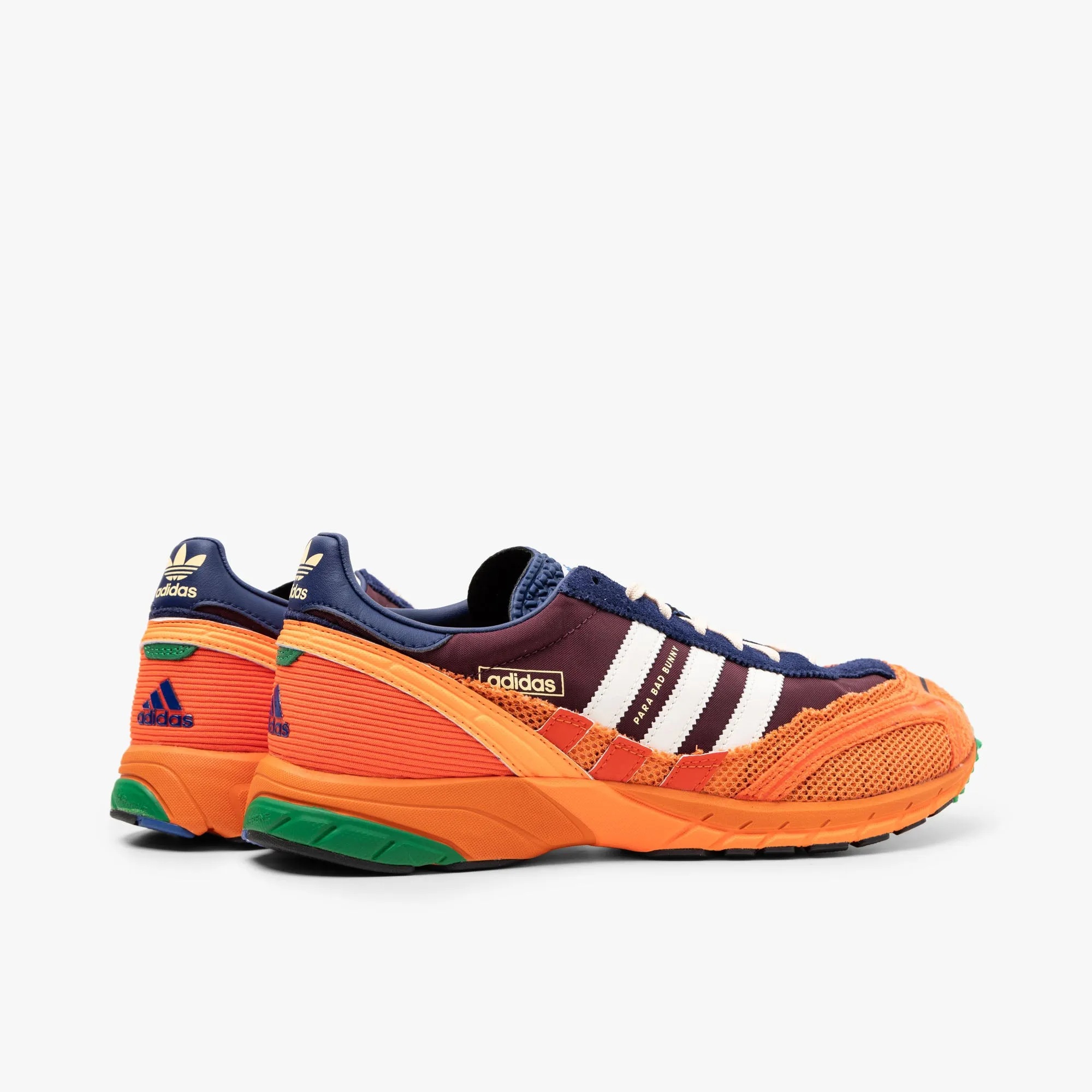 adidas x Bad Bunny Adizero SL 72 Maroon / Semi Solar Orange Lockdown Heel