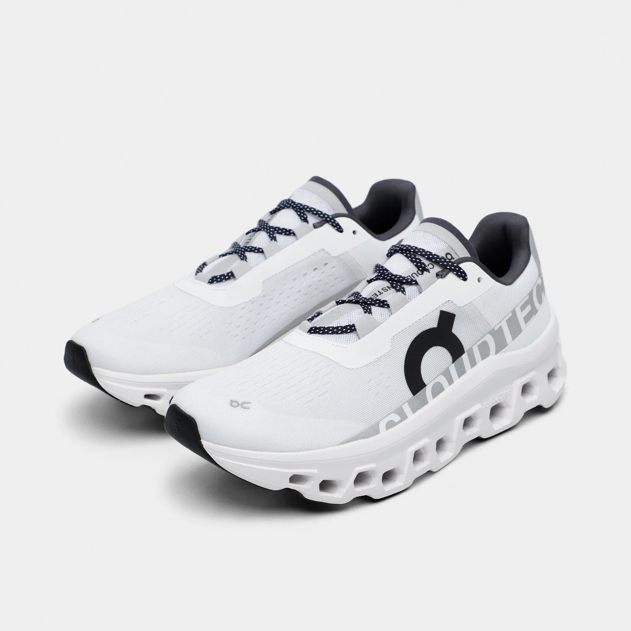 daytime running shoes On Cloudmonster 1 / All White