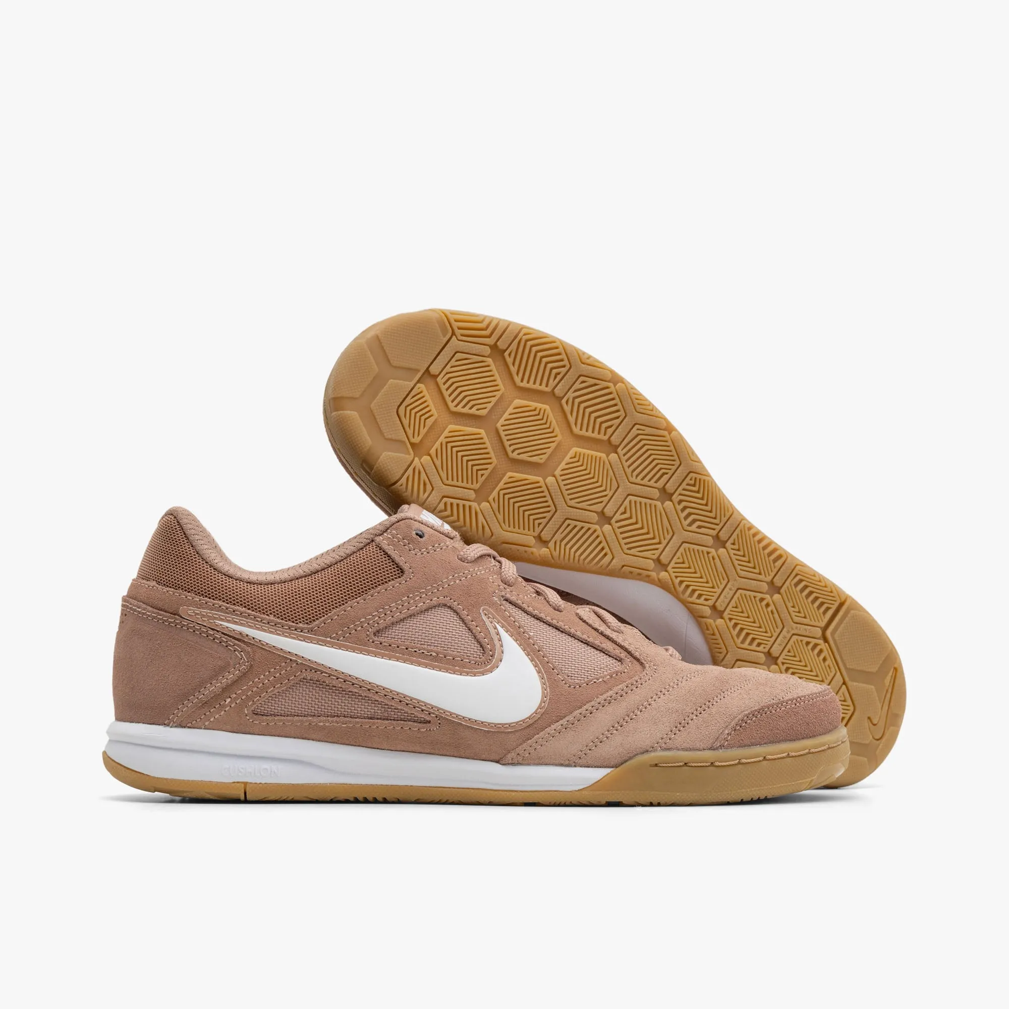 Waffle Traction Outsole Dual Density Midsole Nike Gato / Desert Dust / White - Gum