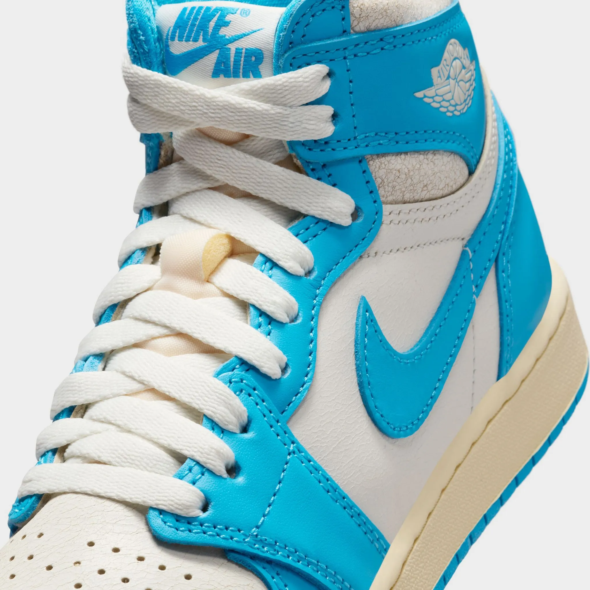 All   Terrain Tear Resistant Material Jordan 1 High OG GS Dark Powder Blue / Sail