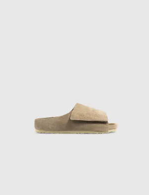 KIDS FEAR OF GOD X BIRKENSTOCK THE LOS FELIZ SUEDE "TAUPE" Beach Ready Comfortable Sandal