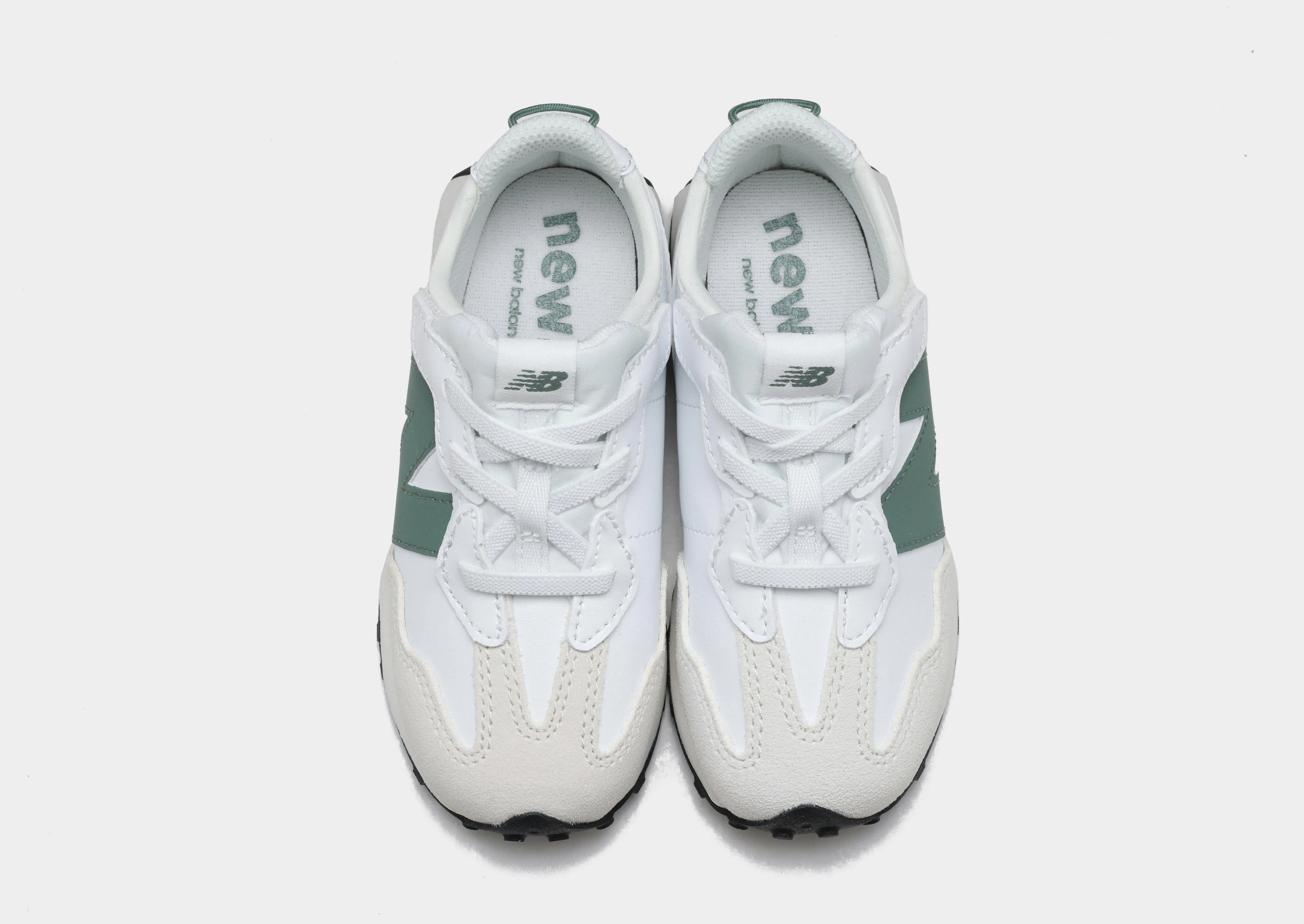 327 Infant's hook - and - loop white running shoes