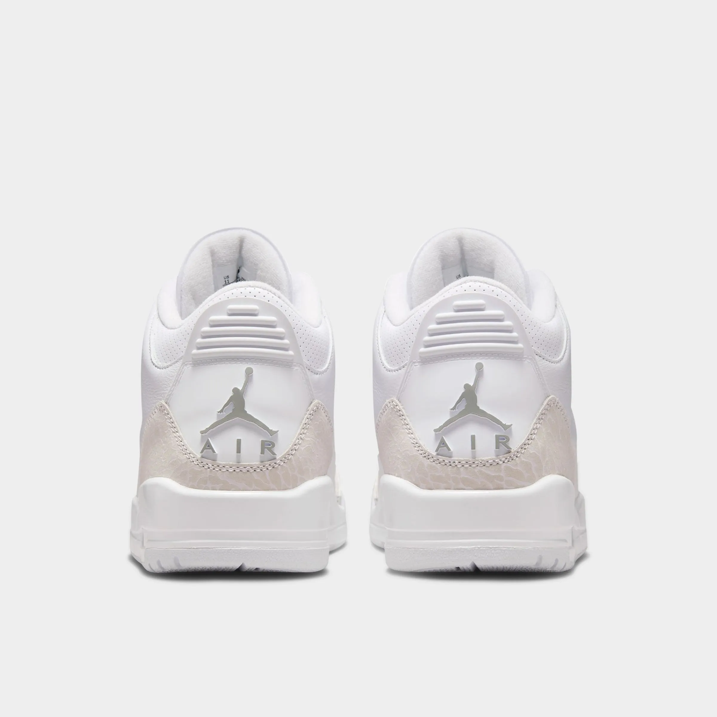 Peak Performance Quick Cut Build Jordan 3 Retro White / Metallic Silver - White