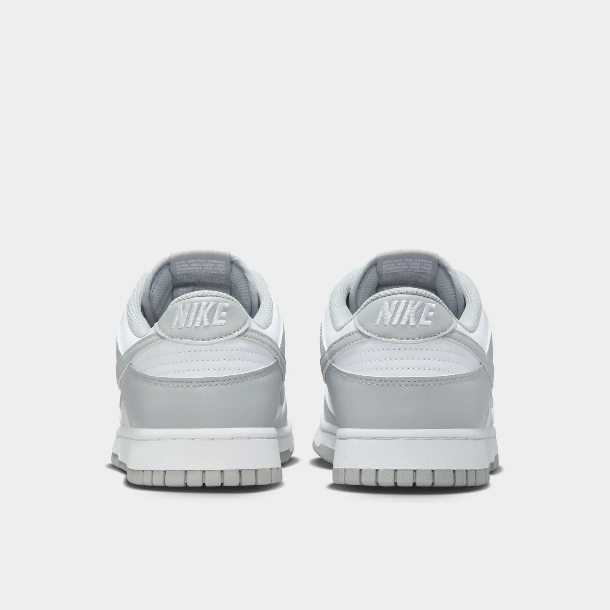 Nike Dunk Low Retro White / Light Smoke Micro Grip Traction Nodes Endurance Stability