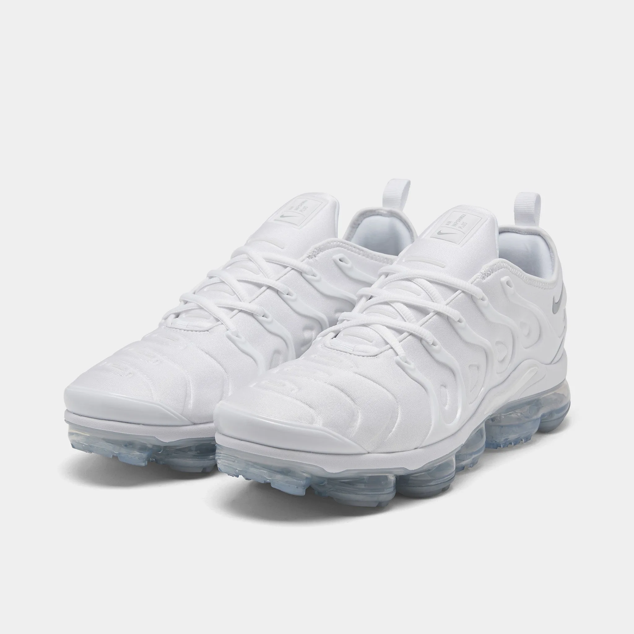 Nike Air VaporMax Plus White / Pure Platinum workout shoes