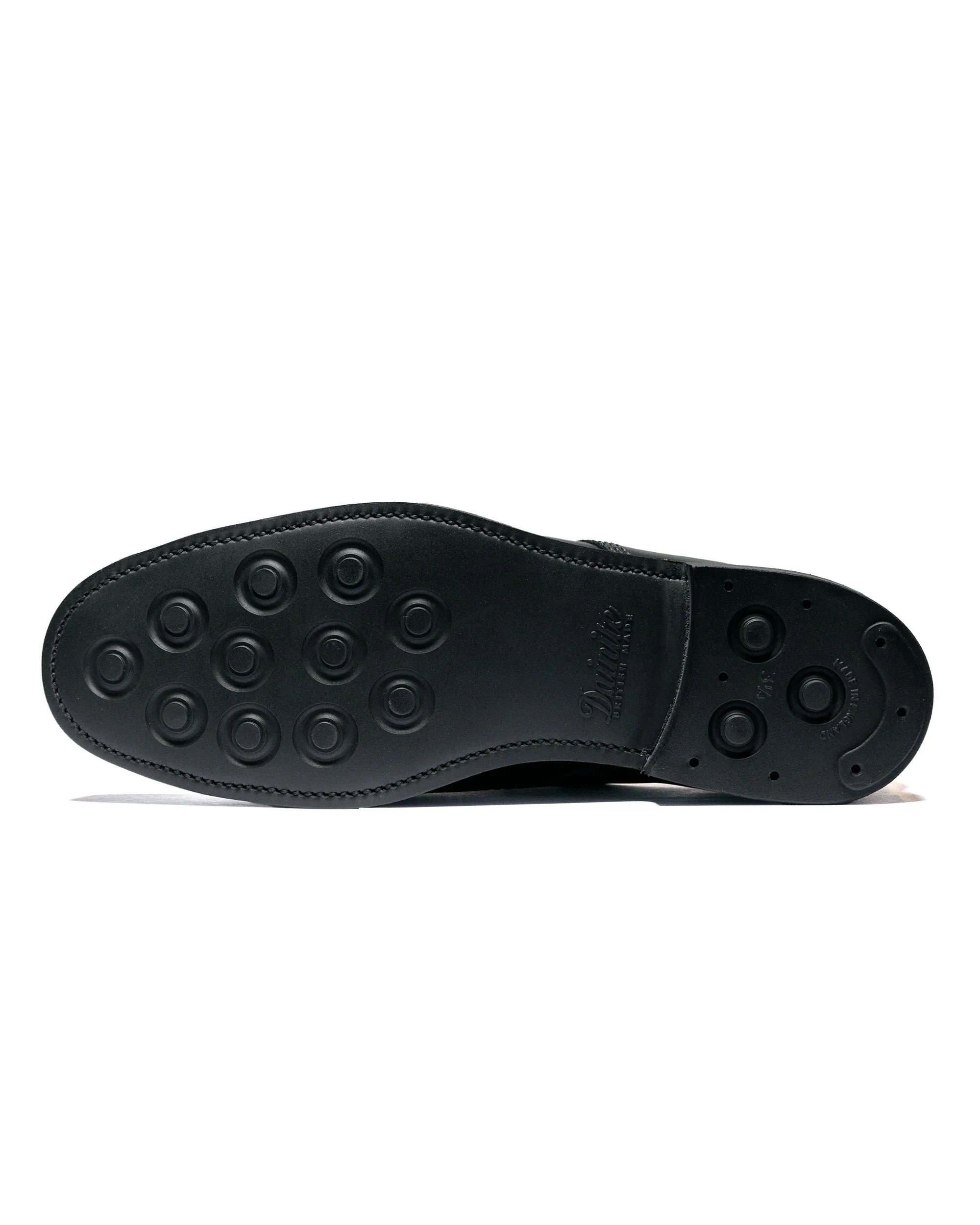Sanders 1128B Military Derby Shoe Black upper - type precious