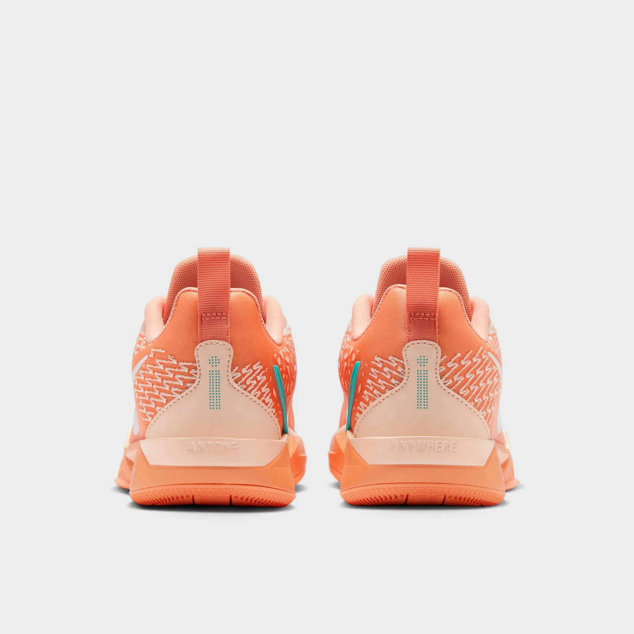 Ultra Compression EVA Rolling Motion Engineered Nike Sabrina 2 GS Apricot Agate / Light Bone - Washed Coral