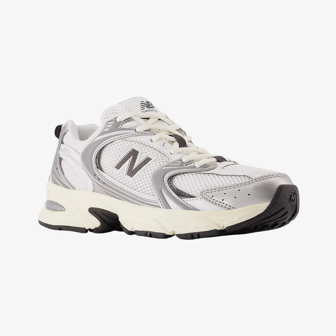 Dynamic look womens new balance 530 (silver metallic/black)