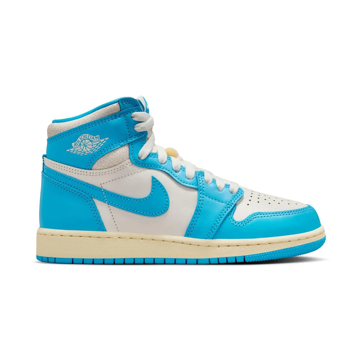Air Jordan 1 High OG 'UNC Reimagined' Big Kids' Shoes Good Traction Outdoor Fun