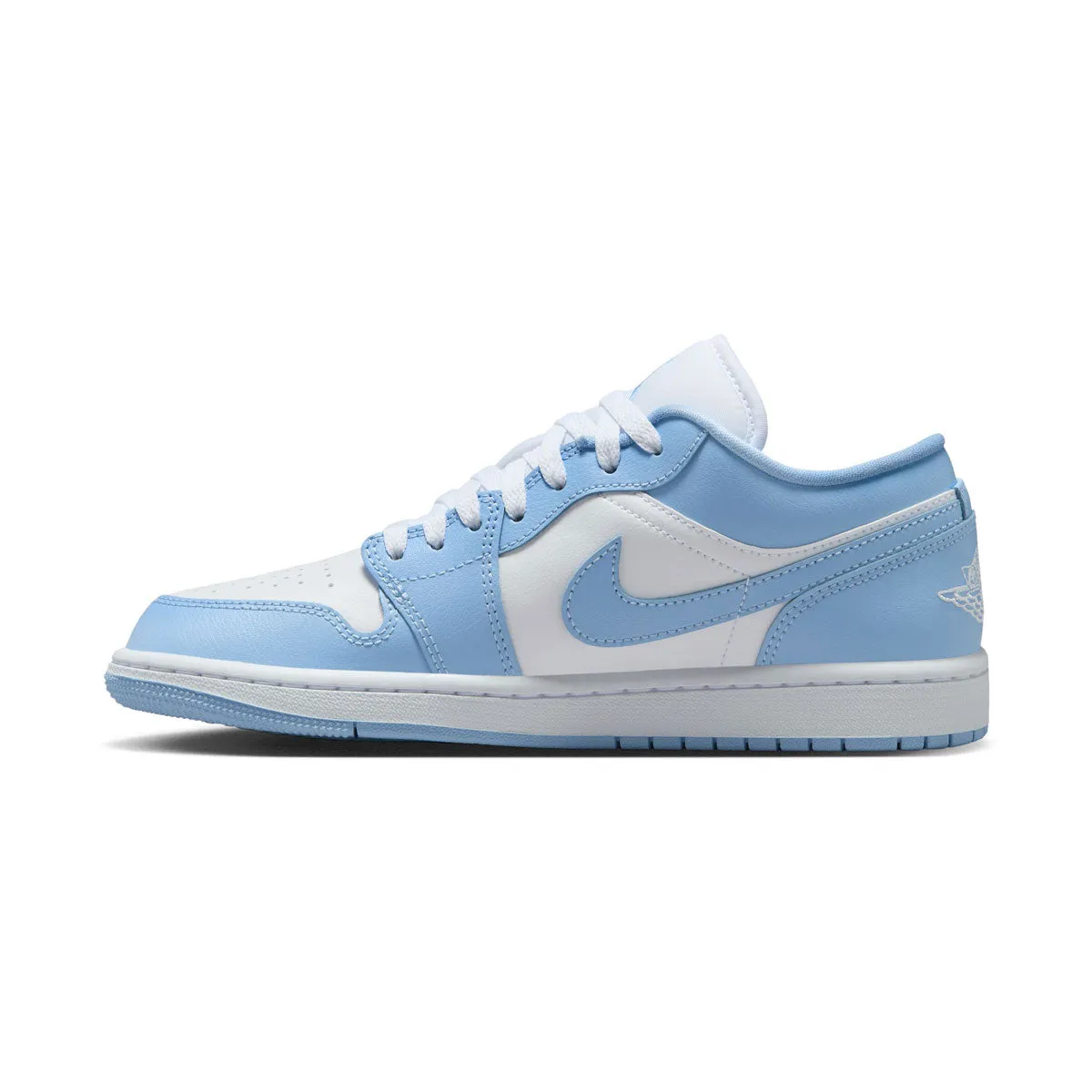Air Jordan 1 Low 'Aluminum White' Women's Shoes Comfort toe Cold Guard