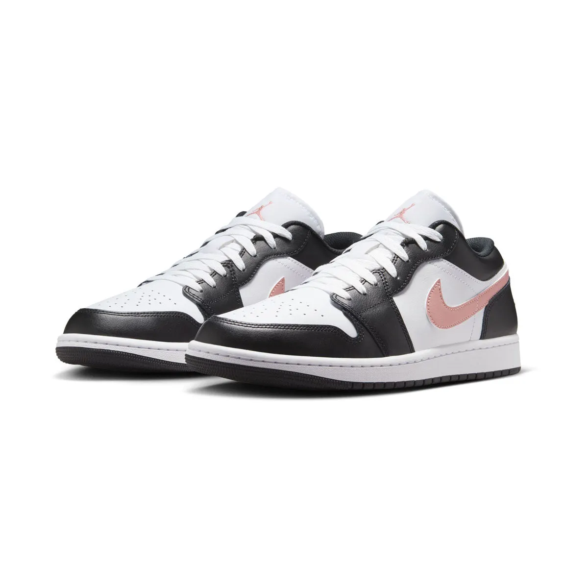 Air Jordan 1 Low 'Black Pink Rust' Men's Shoes Street Vibes