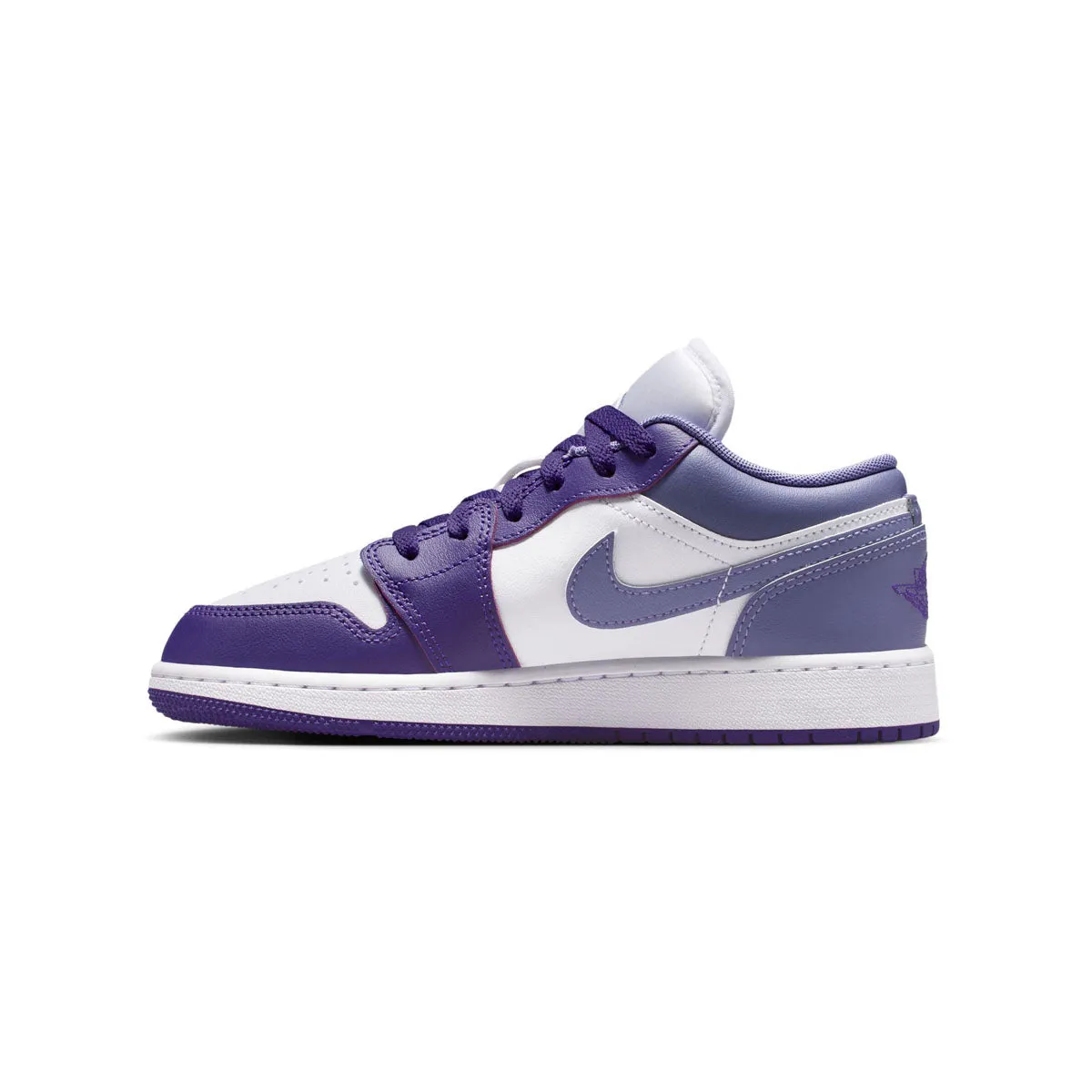 Comfort Reinforcement Durable flexibility Air Jordan 1 Low 'Dusty Amethyst White and Purple' Big Kids' Shoes