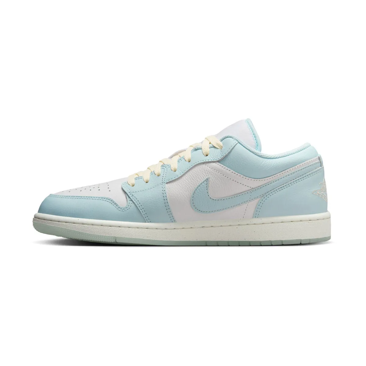 Clean Line SoftInterior Air Jordan 1 Low SE 'Glacier Blue' Men's Shoes