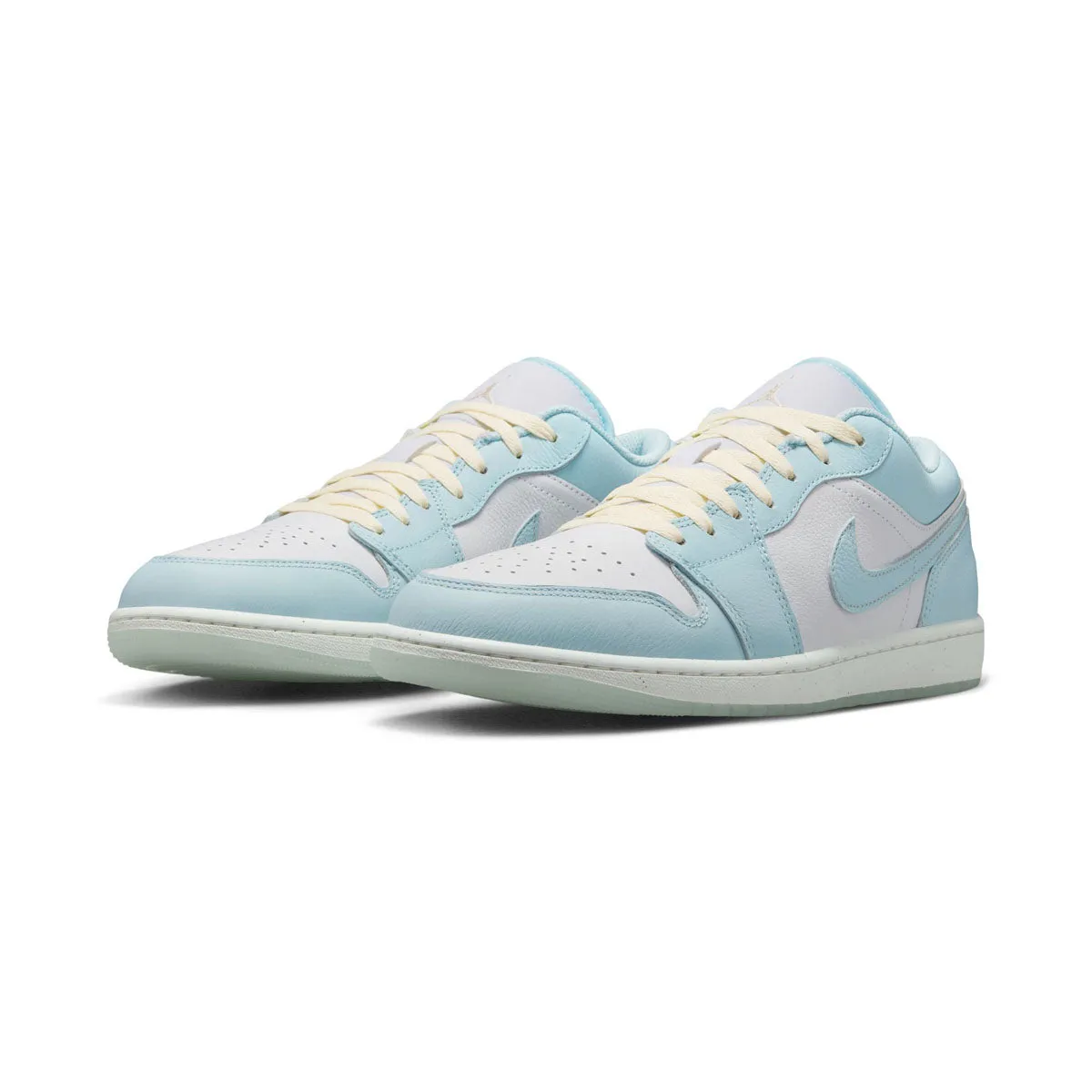 Air Jordan 1 Low SE 'Glacier Blue' Men's Shoes Leg Slim
