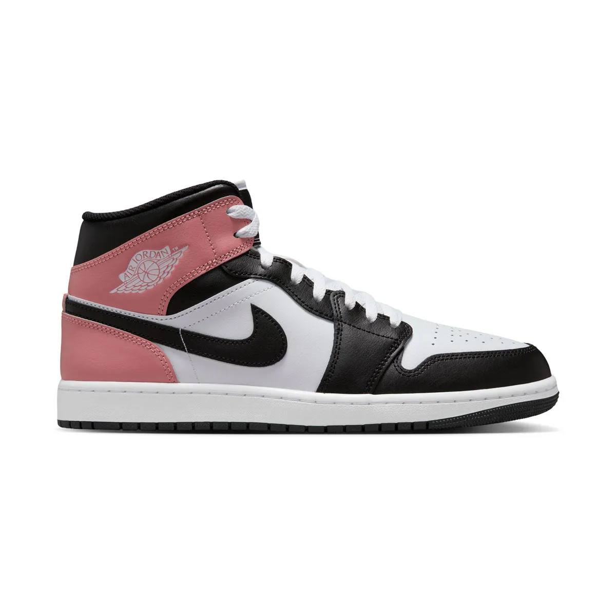 Air Jordan 1 Mid 'Rust Pink' Men's Shoes City Stroll Motion Friendly