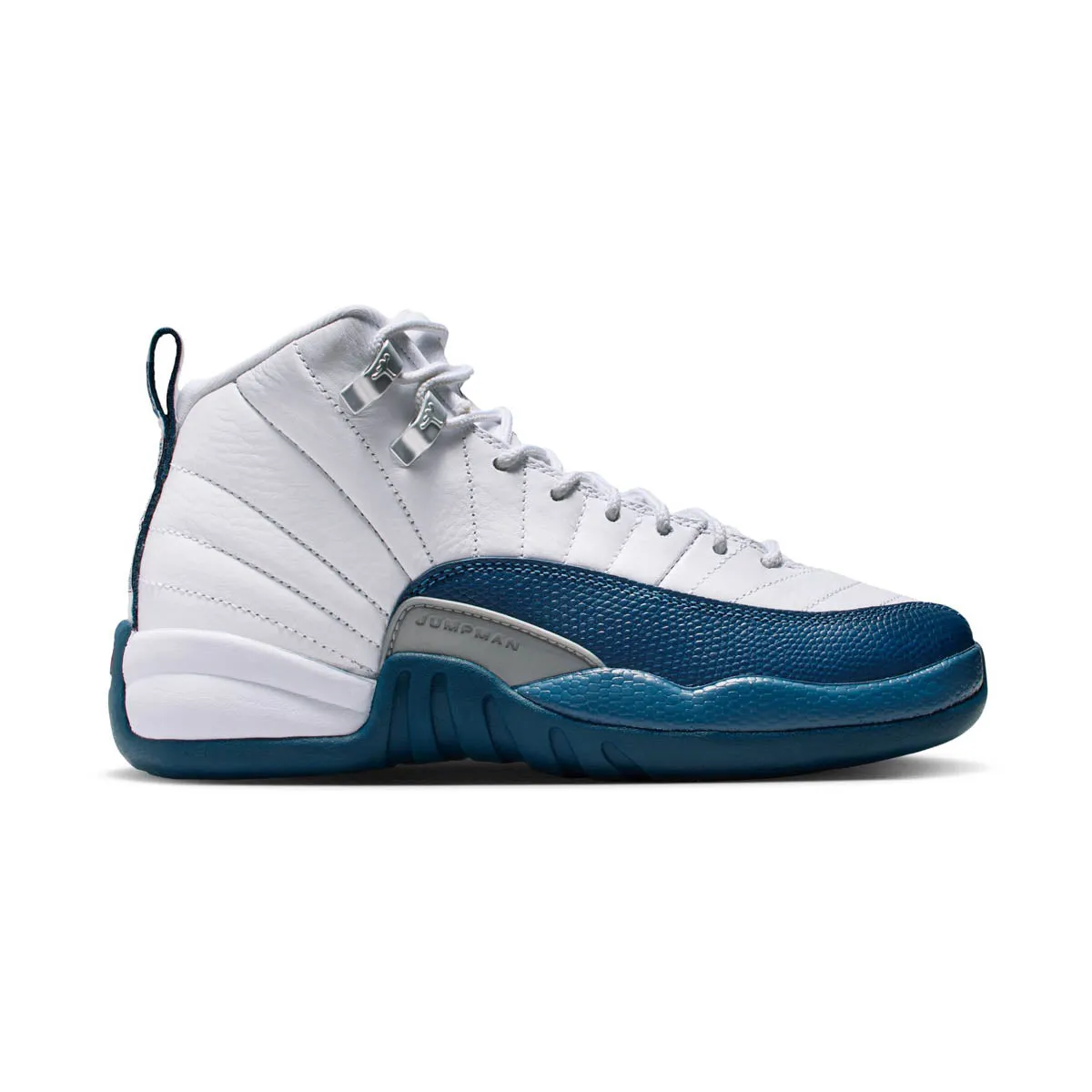 Black Edge Air Jordan 12 Retro 'French Blue' Big Kids' Shoes