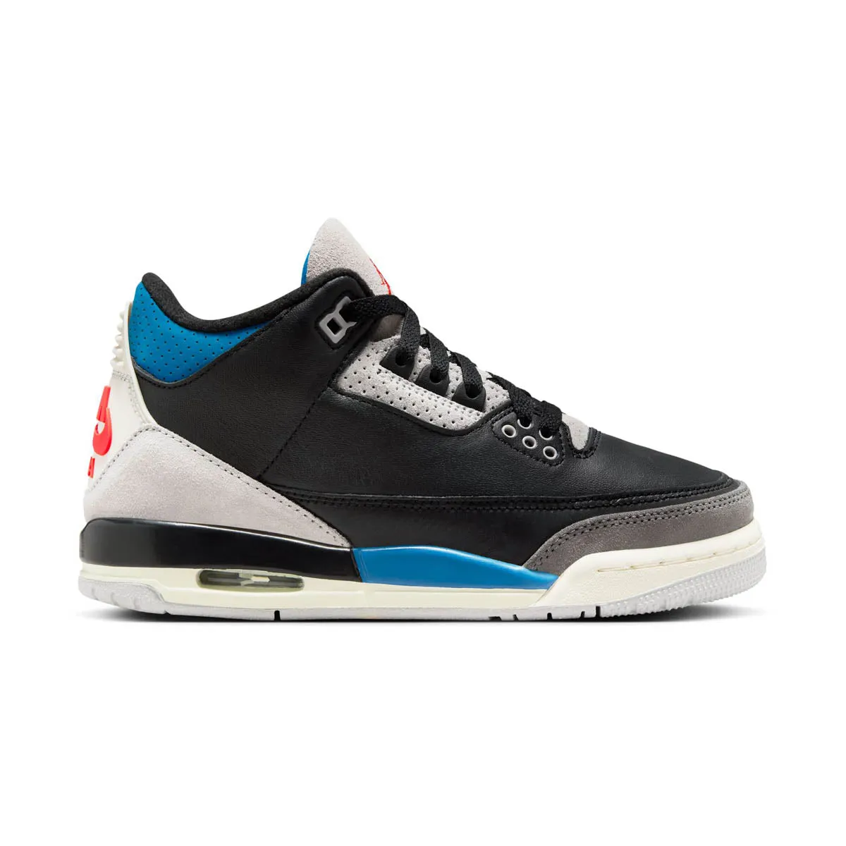 Air Jordan 3 Retro 'Rare Air' Big Kids' Shoes Grip Arch Fashionable